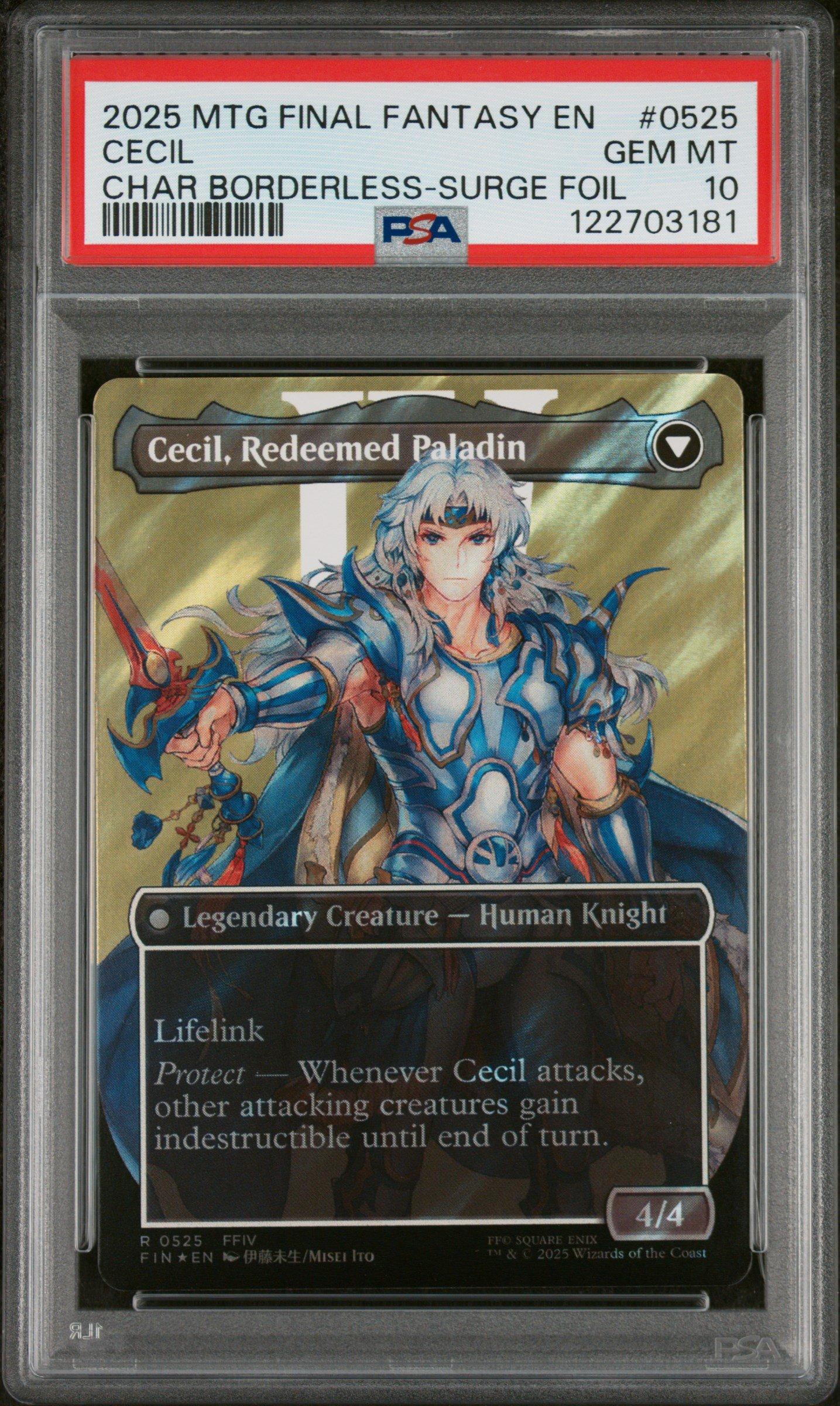 2025 Magic The Gathering Final Fantasy 0525 Cecil, Dark Knight