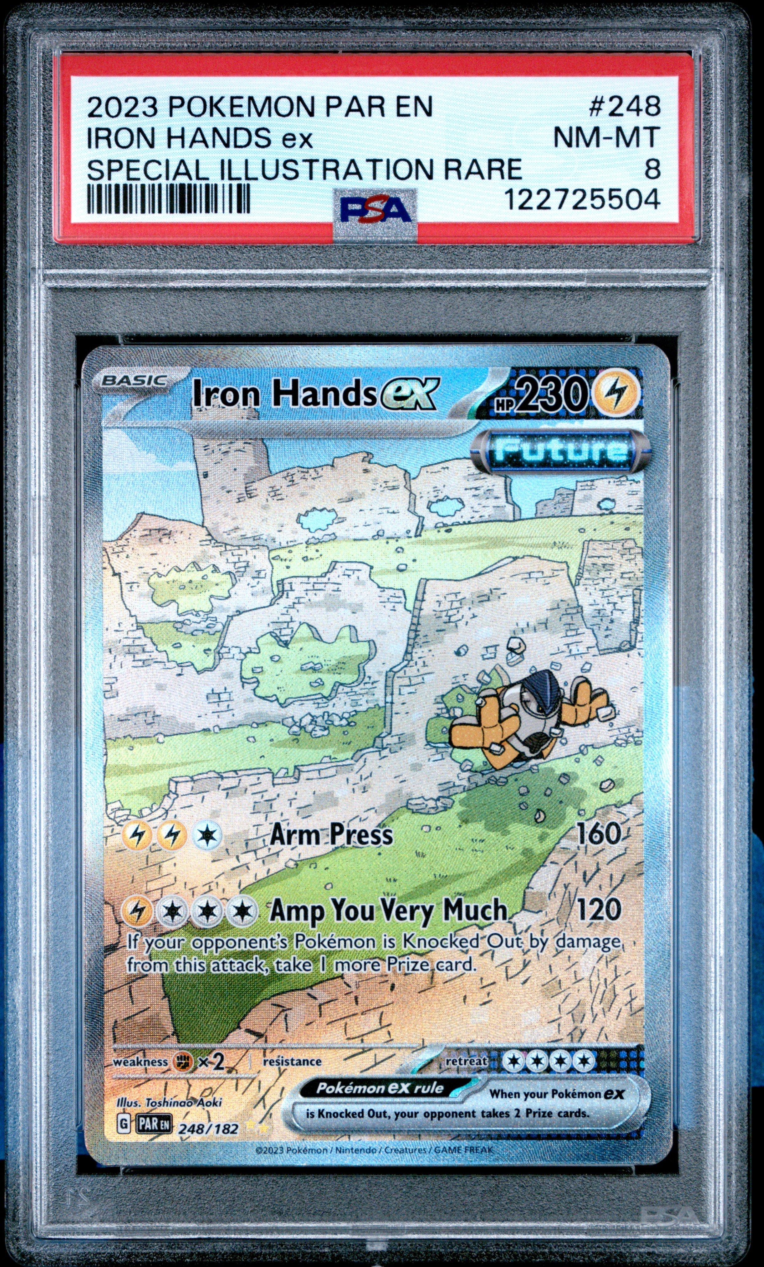 iron hands ex pokemon card Amazon.com: Pokemon - Iron Hands ex 248/182 - Paradox Rift - Special  Illustration Rare