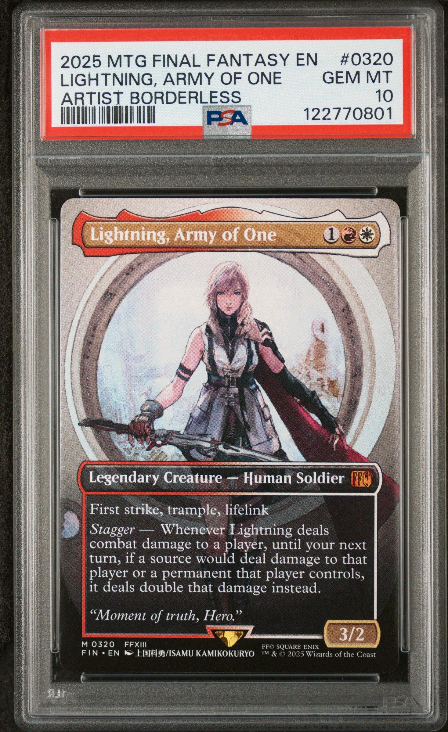 2025 Magic The Gathering Final Fantasy 0320 Lightning, Army Of One
