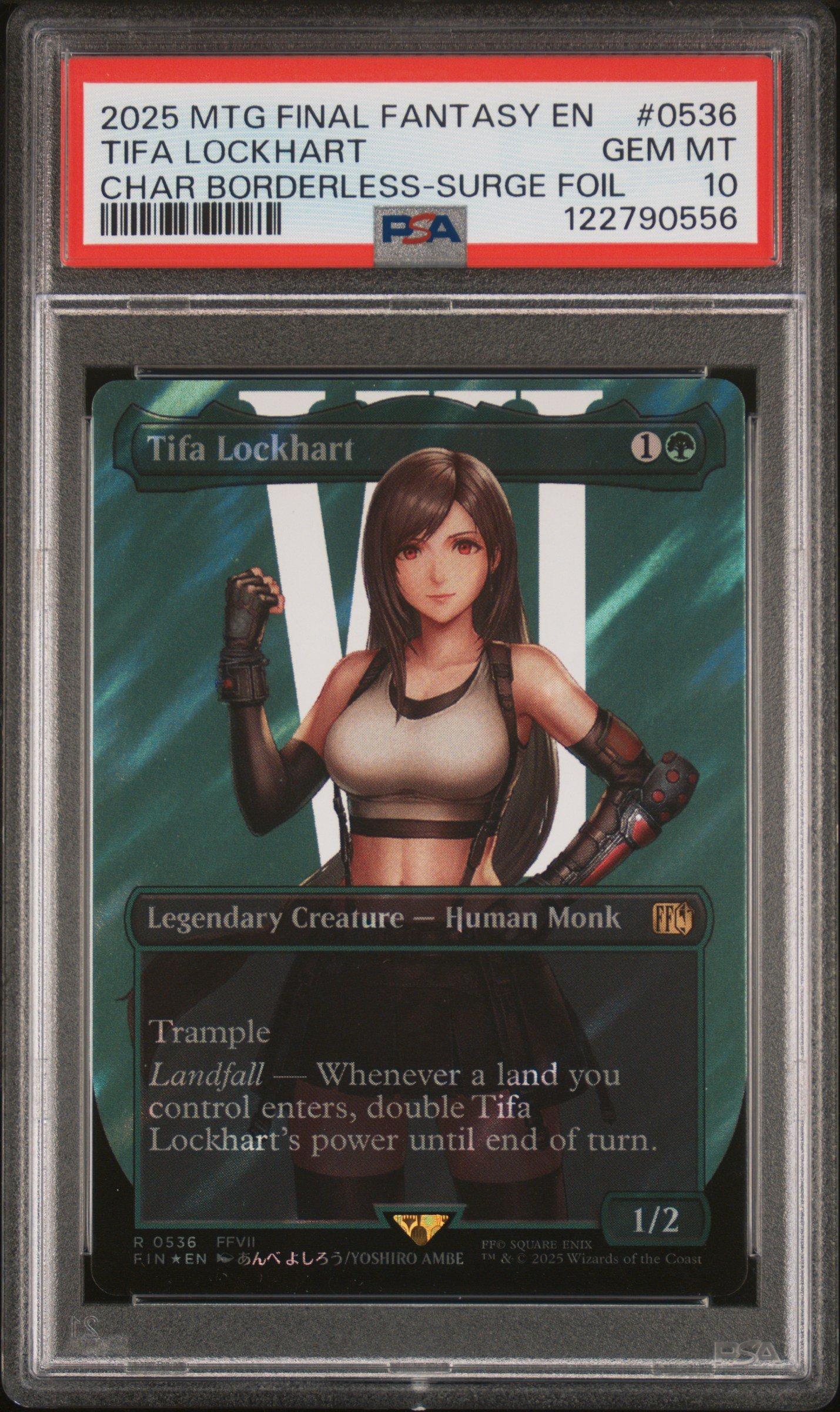 【PSA10】MTG ティファ・ロックハート サージ Foil FF 2025 Magic The Gathering Final Fantasy 0536 Tifa Lockhart