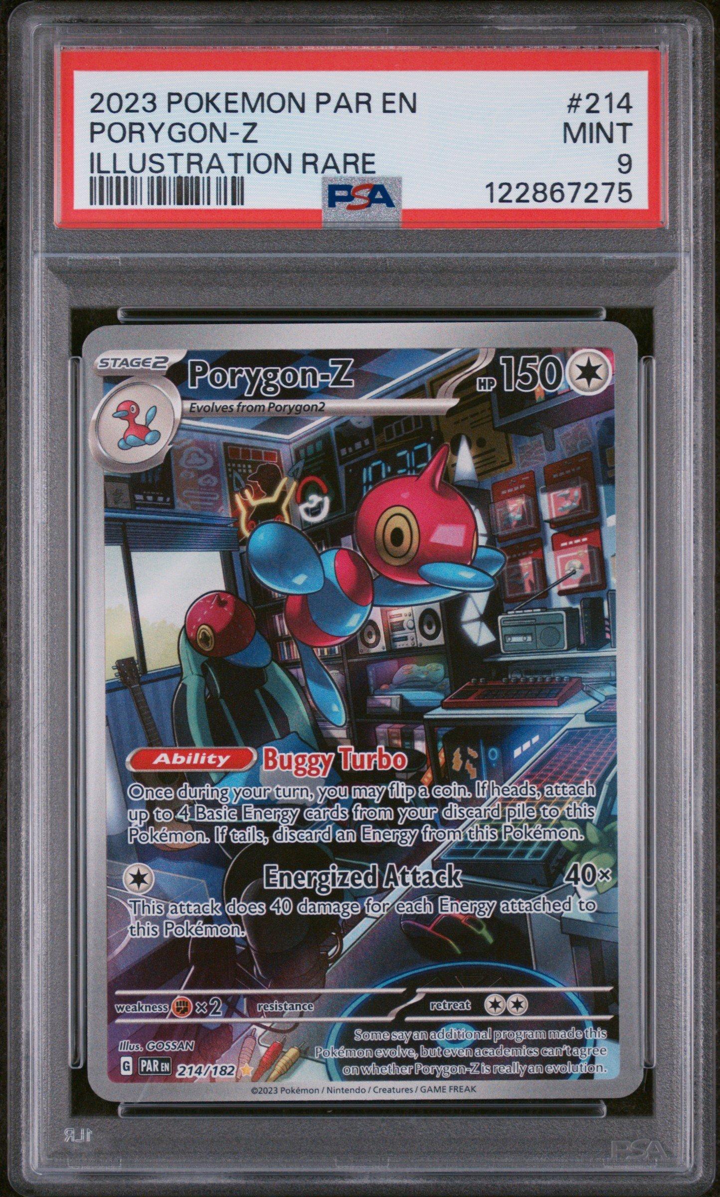 2023 Pokemon Par En-paradox Rift 214 Porygon-z Illustration Rare