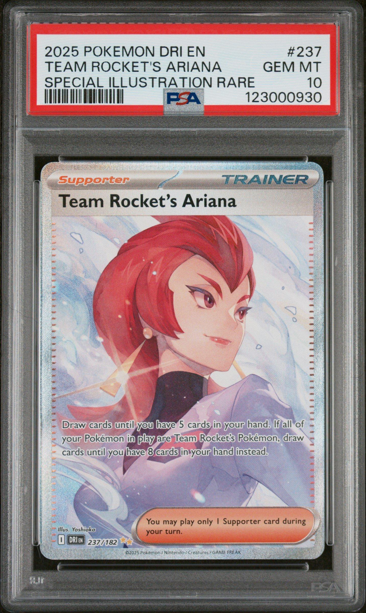 2025 Pokemon Dri En-destined Rivals 237 Team Rocket's Ariana