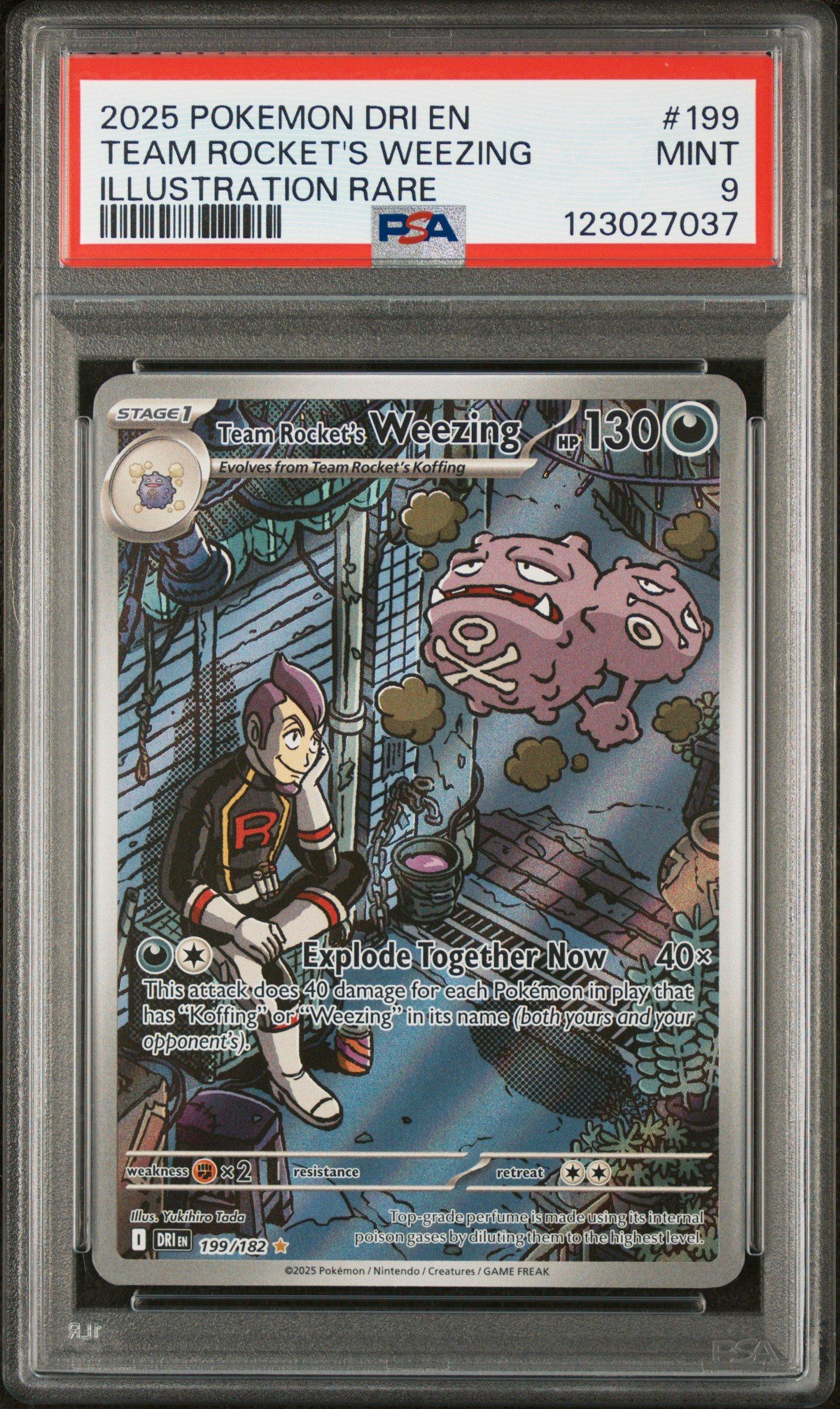 weeekly スジン トレカ 2025 Pokemon Dri En-destined Rivals 199 Team Rocket's Weezing