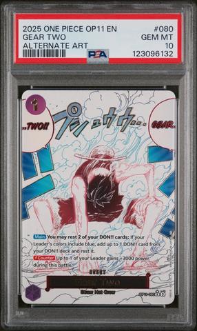 【PSA10】 HONESTY IMPACT ALTERNATE ART 2025 One Piece Japanese Op11-a Fist Of Divine Speed 018