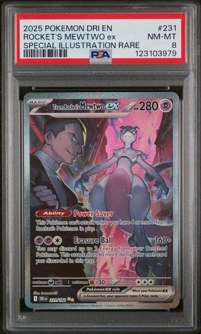 2025 Pokemon Dri En-destined Rivals 231 Team Rocket's Mewtwo