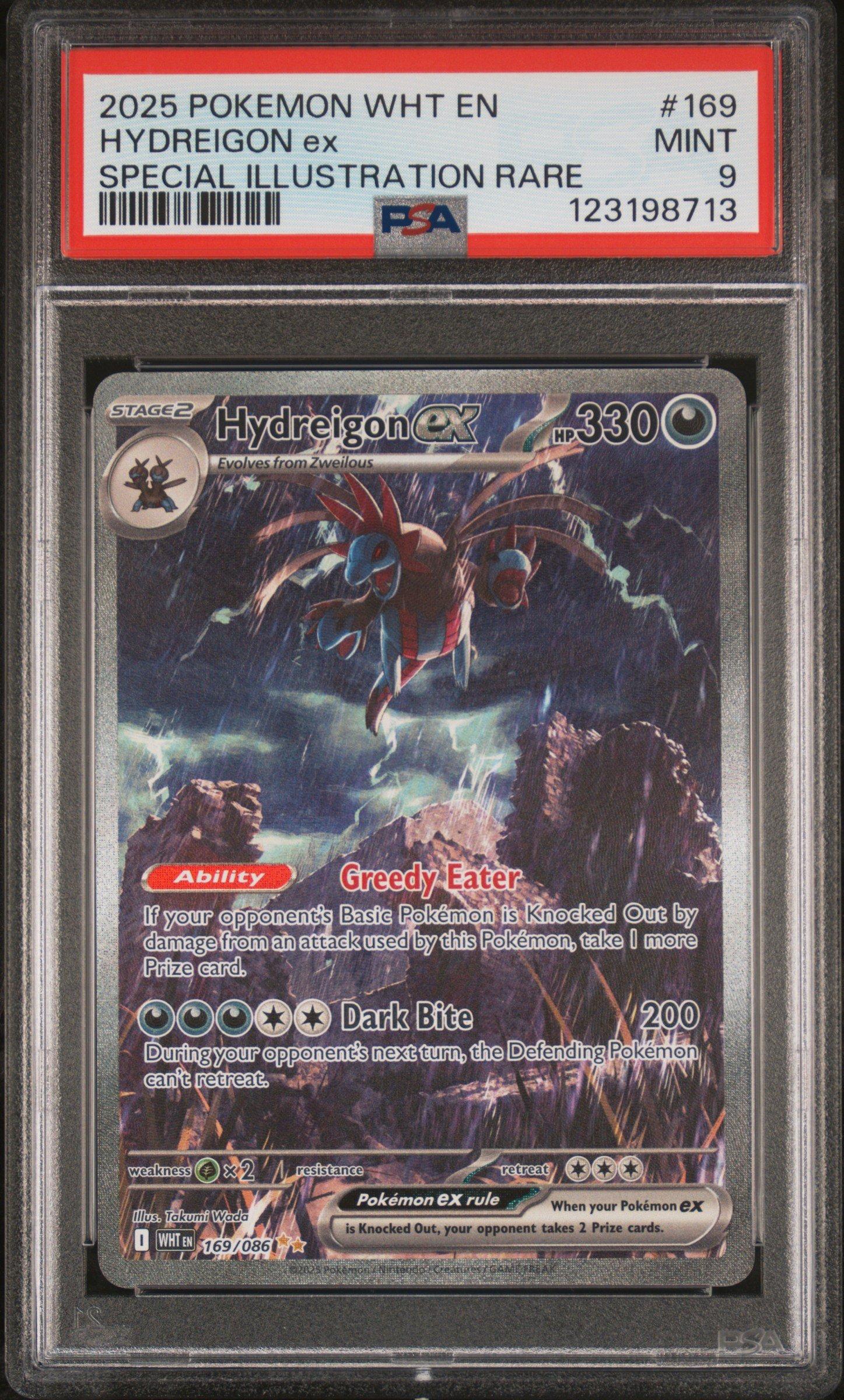 2025 Pokemon Wht En-white Flare 169 Hydreigon Ex Special Illustration Rare  PSA 9 Graded Card | GameStop