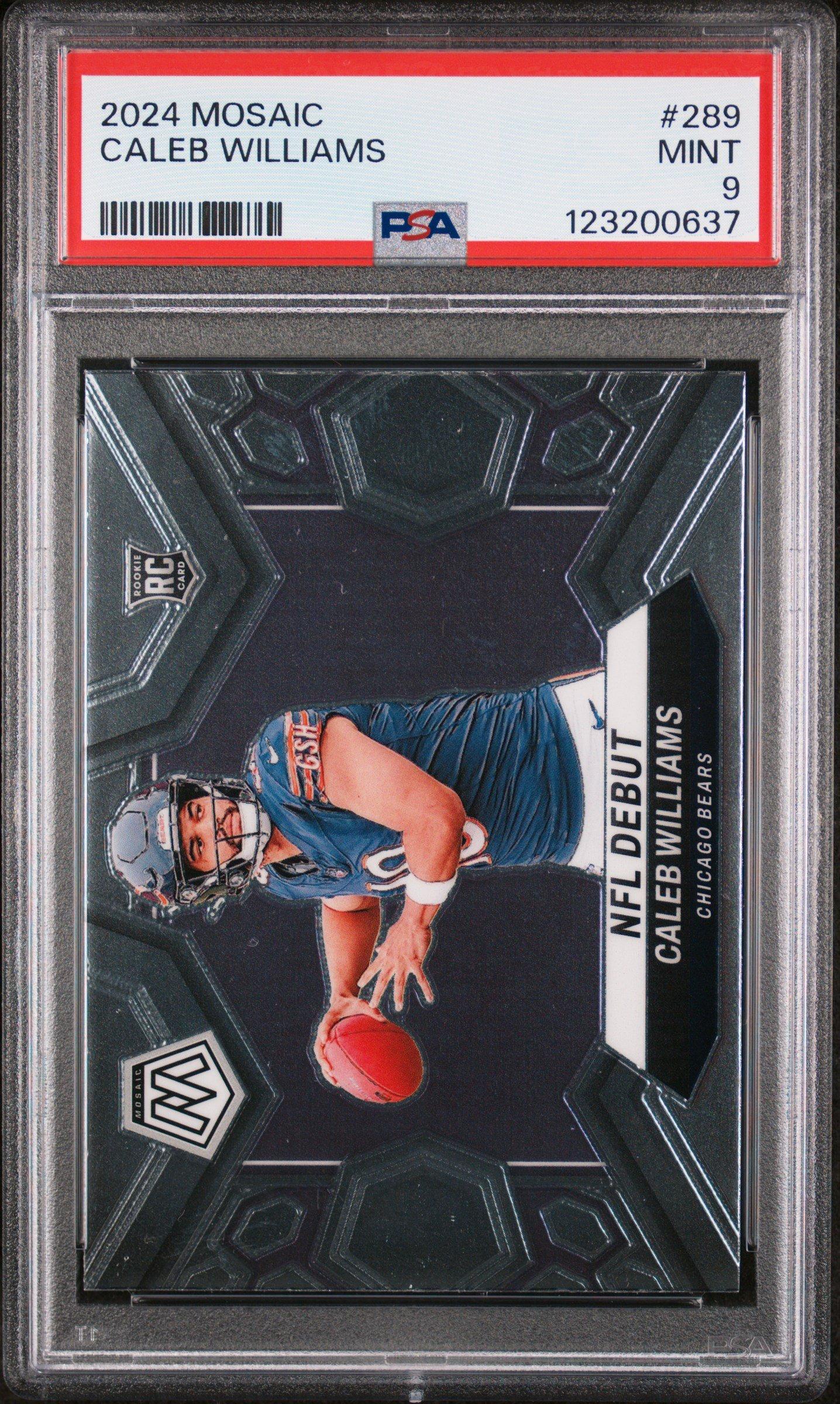2024 Panini Mosaic 289 Caleb Williams PSA 9