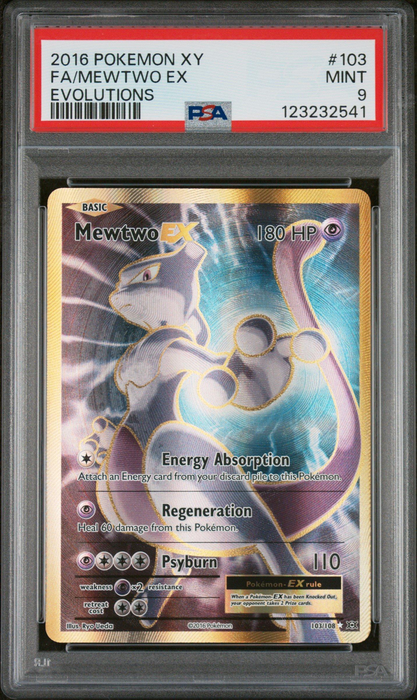 2016 Pokemon Xy Evolutions 103 Full Art/mewtwo Ex PSA 9 | GameStop