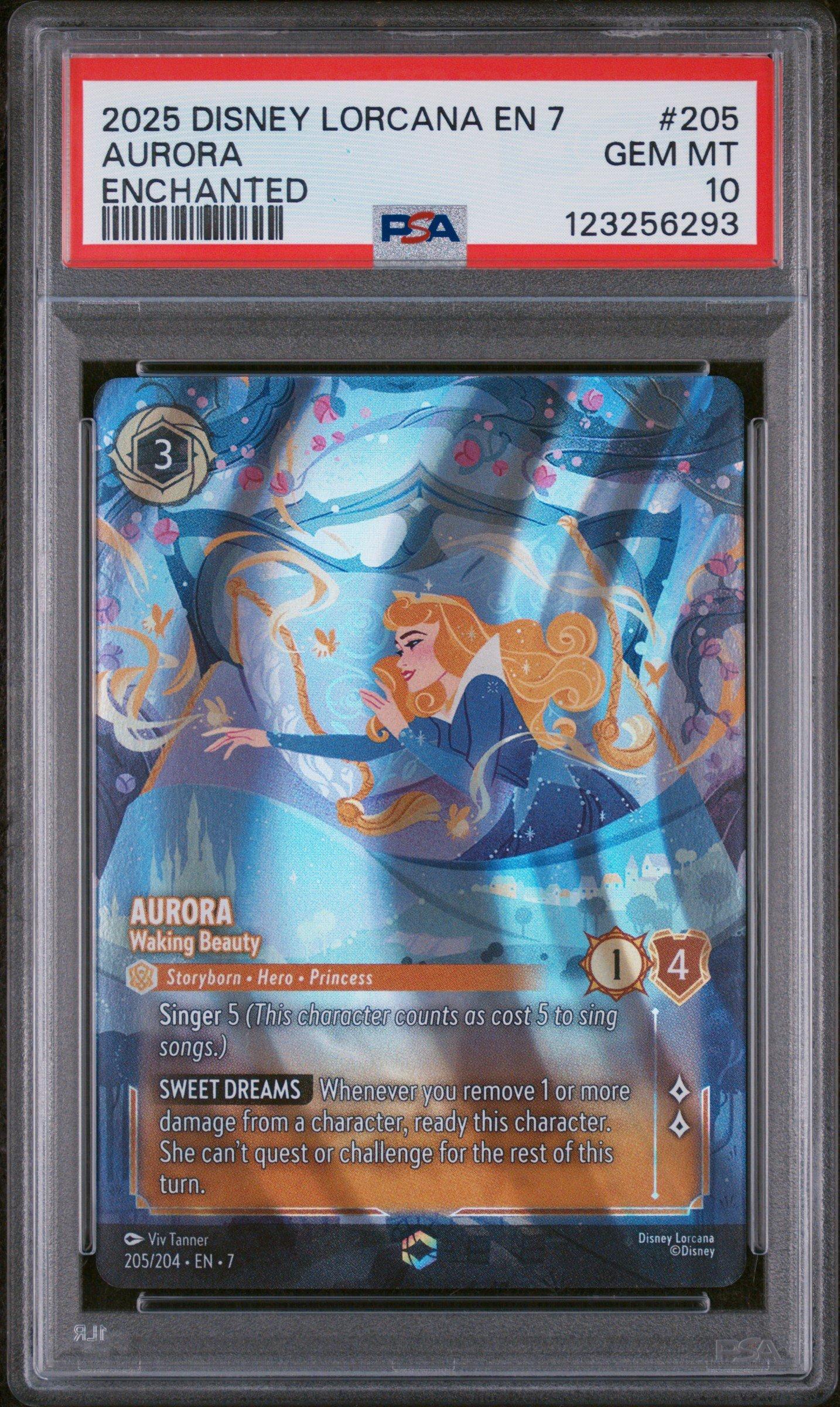 2025 Disney Lorcana En 7-archazia's Island 205 Aurora - Waking