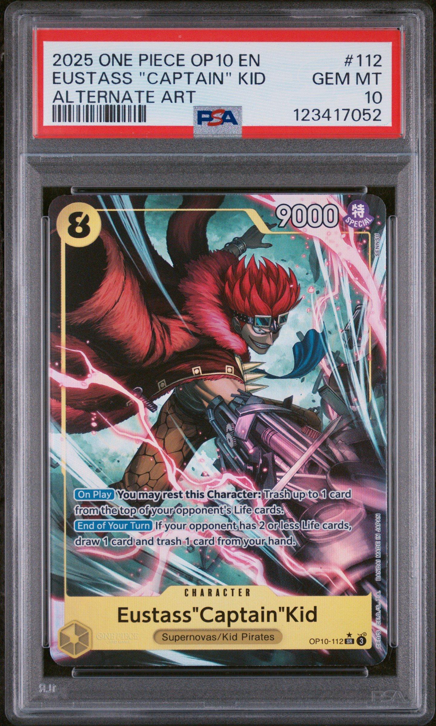 ONE PIECE ユースタス・キッド PSA 10 PSA 10 Eustass 