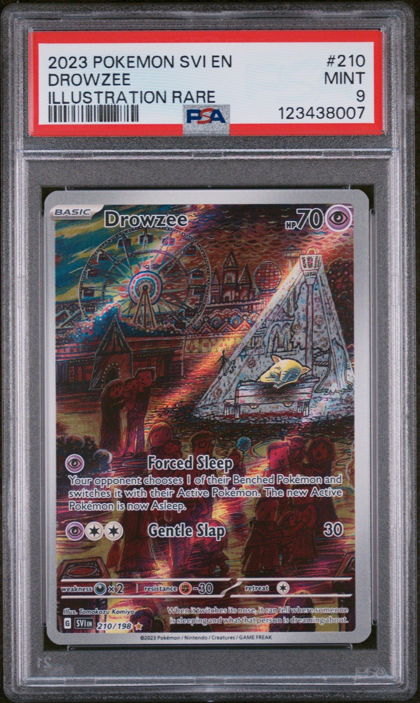 2023 Pokemon Svi En-scarlet & Violet 210 Drowzee Illustration Rare