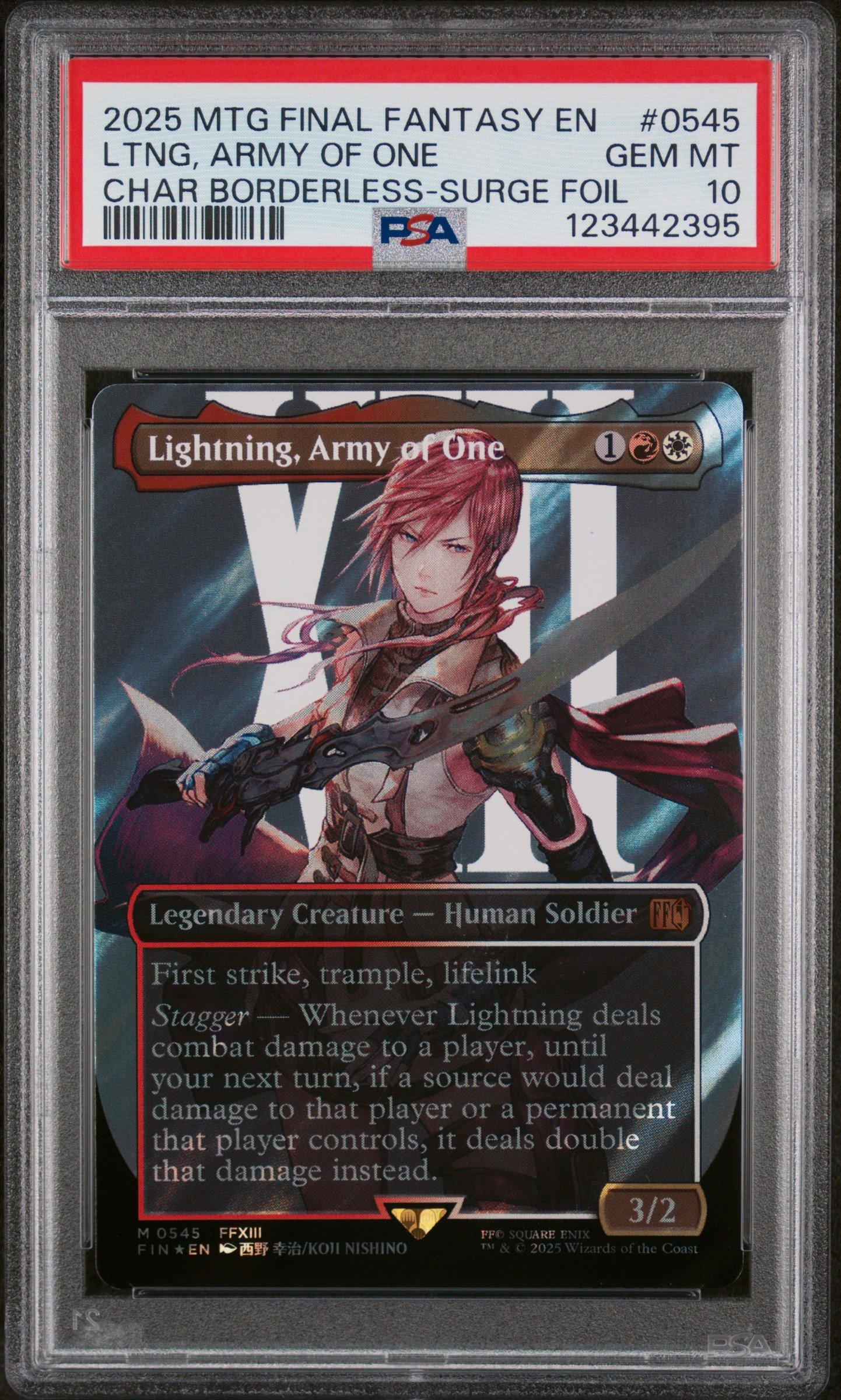 2025 Magic The Gathering Final Fantasy 0545 Lightning, Army Of One