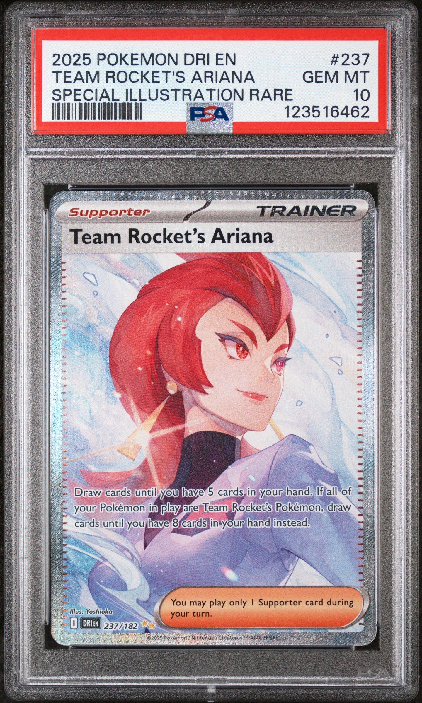 2025 Pokemon Dri En-destined Rivals 237 Team Rocket's Ariana