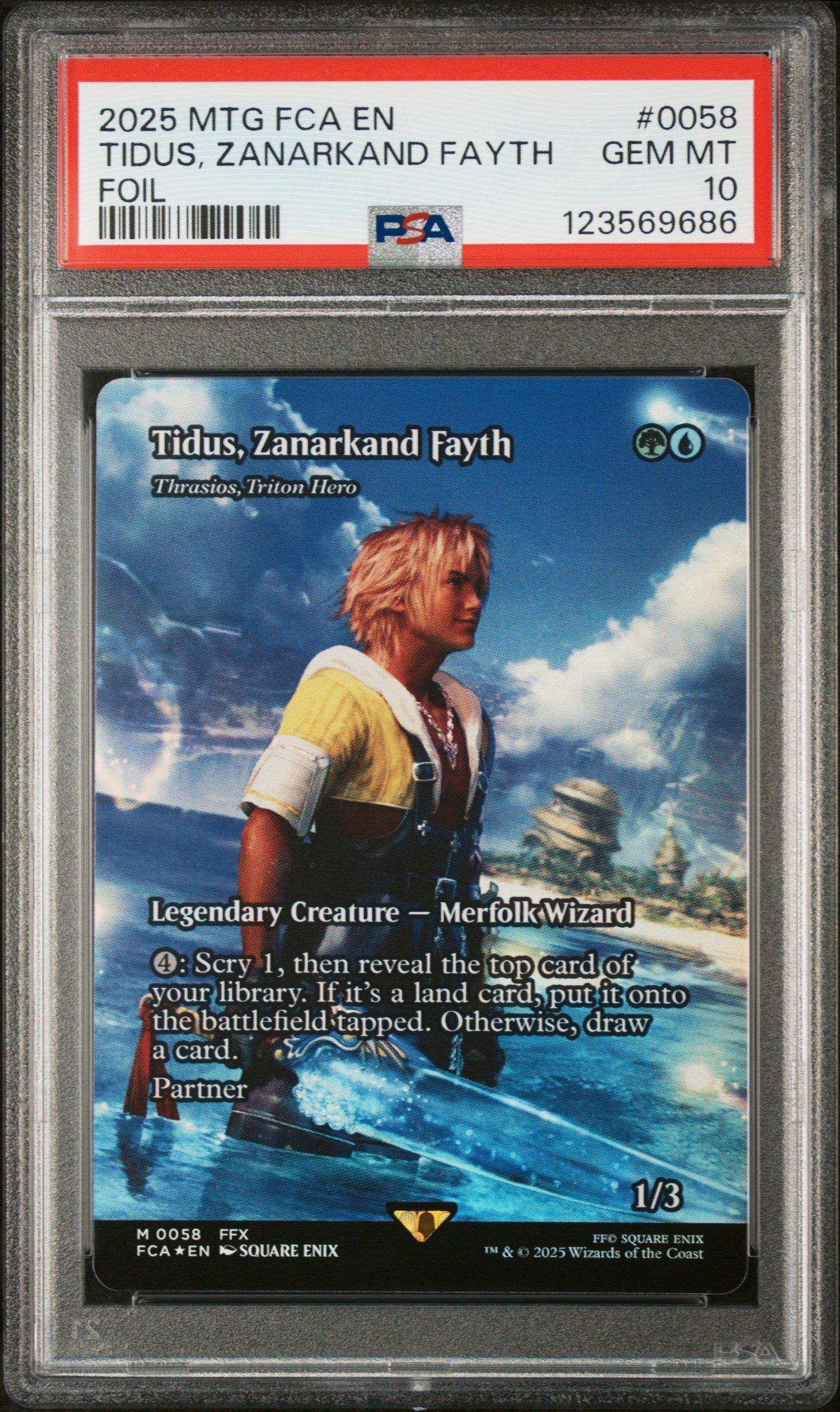 2025 Magic The Gathering Final Fantasy Through The Ages 0058 Tidus