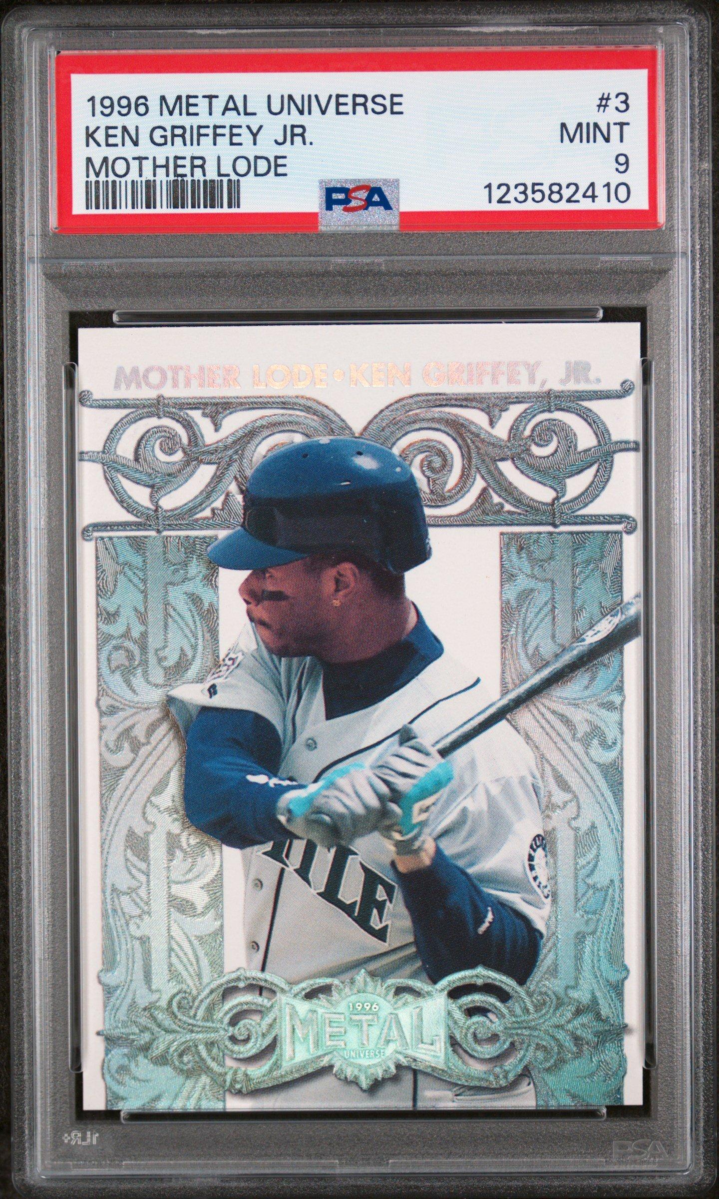 1996 Metal Universe Mother Lode 3 Ken Griffey Jr. PSA 9 Graded