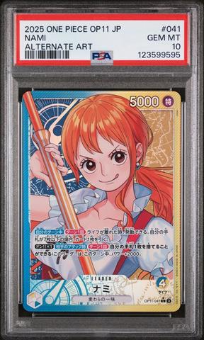 2025 One Piece Japanese Op11-a Fist Of Divine Speed 041 Nami
