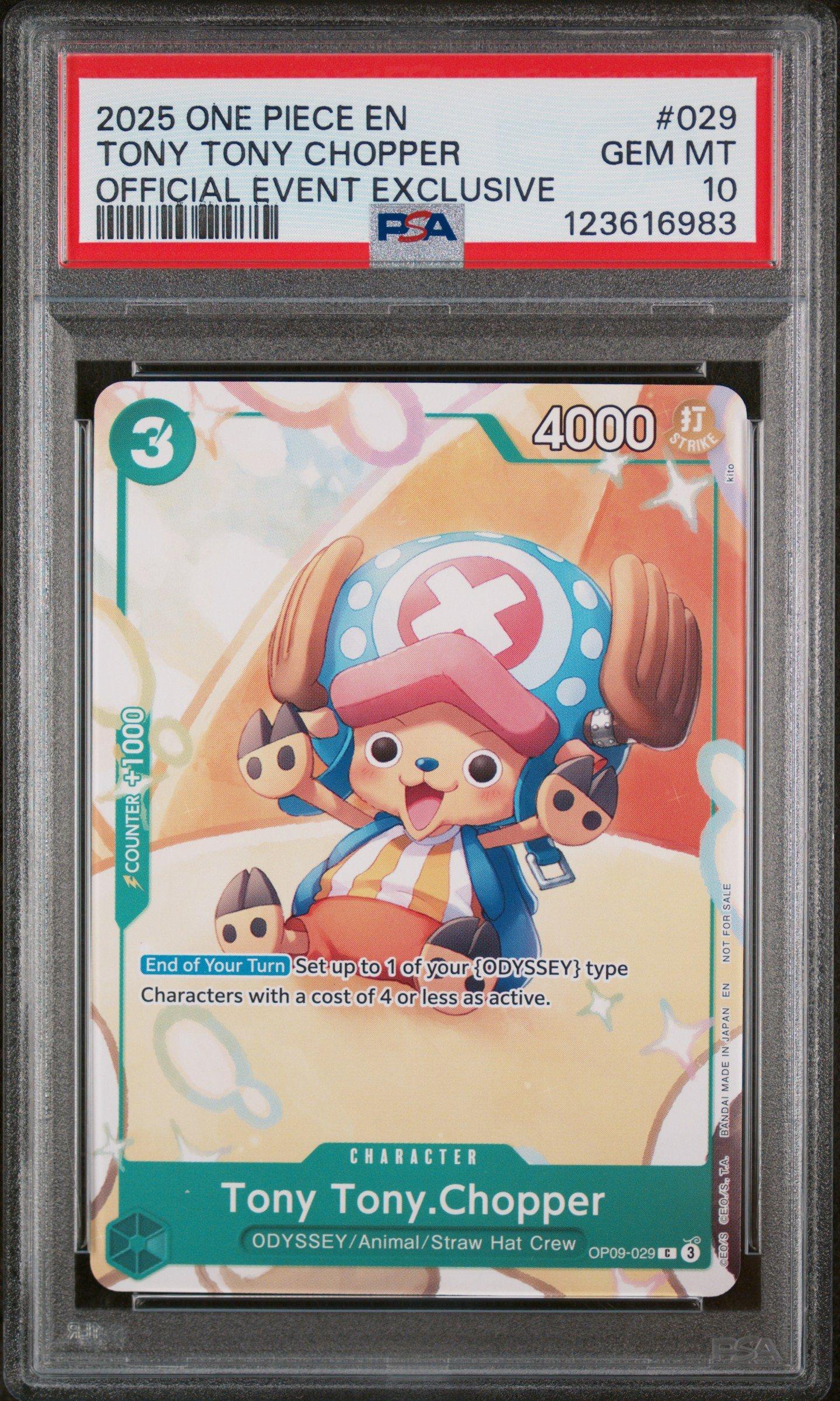 2025 One Piece Promos 029 Tony Tony Chopper Official Event