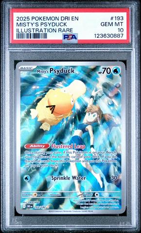 2025 Pokemon Dri En-destined Rivals 193 Misty's Psyduck