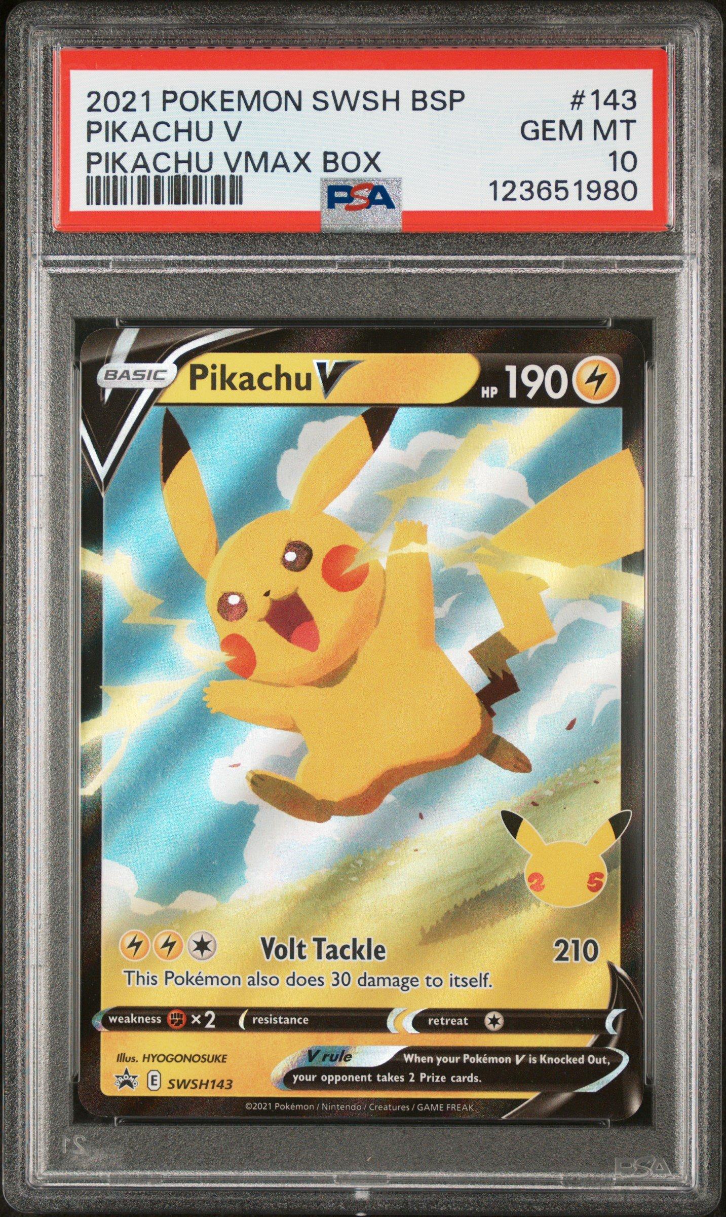 pokemon trading cards pikachu Pokmon TCG: Crown Zenith Special CollectionPikachu VMAX When Pokemon Pikachu Ex Crown Rare Gold