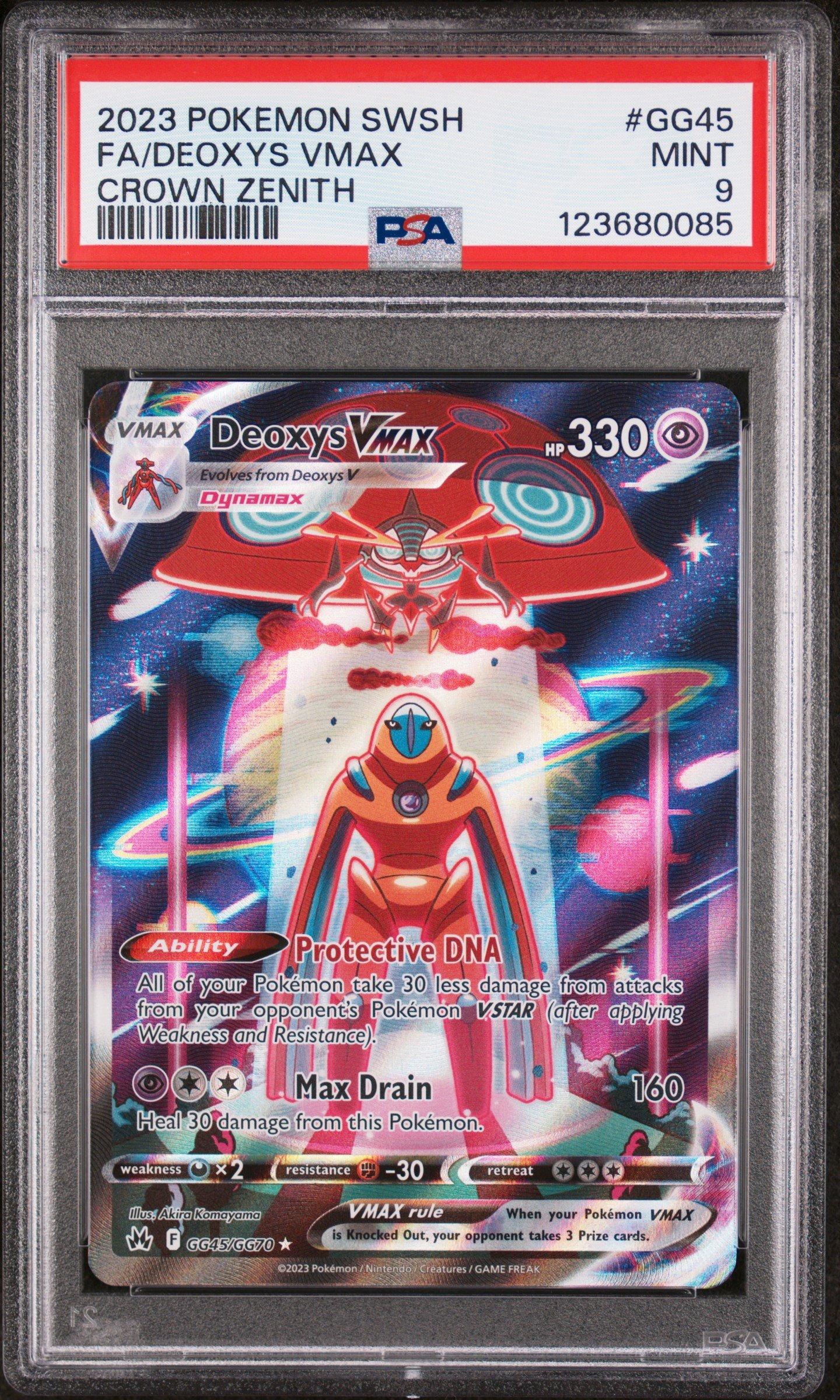2023 Pokemon Sword And Shield Crown Zenith Gg45 Full Art/deoxys