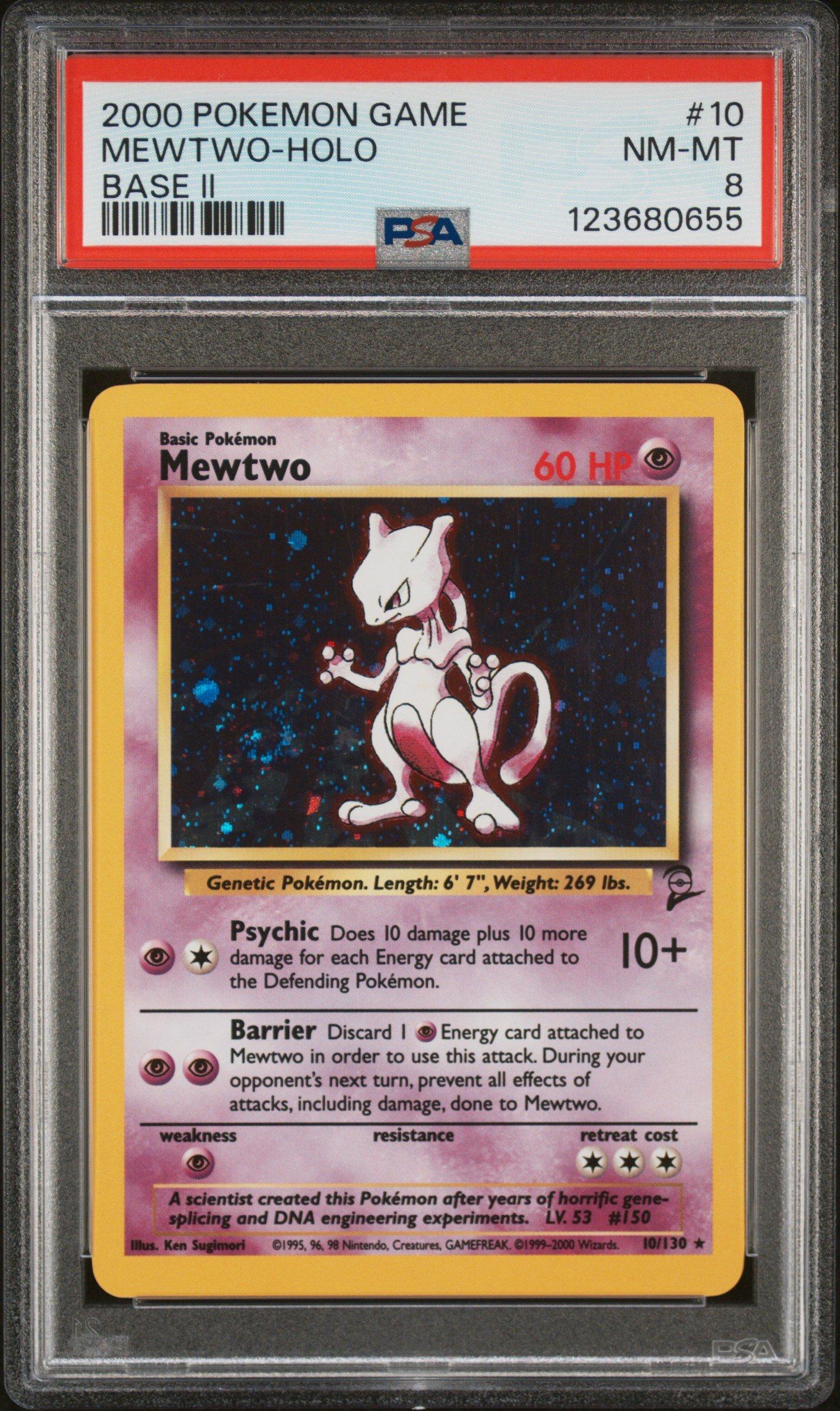 2000 Pokemon Game Base Ii 10 Mewtwo-holo PSA 8 Graded Card | GameStop