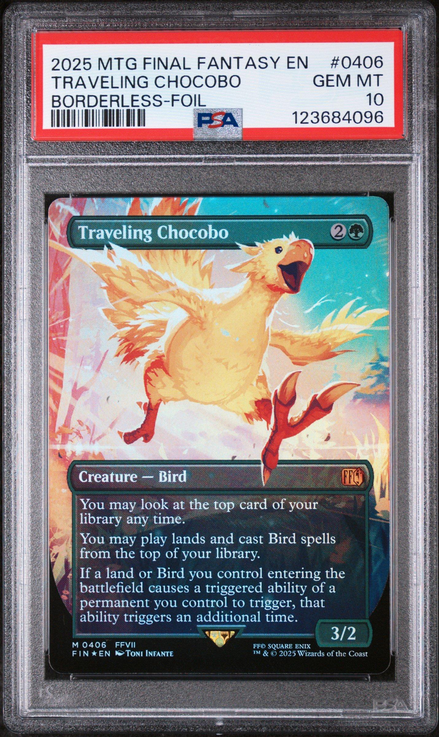 2025 Magic The Gathering Final Fantasy 0210 Traveling Chocobo Foil