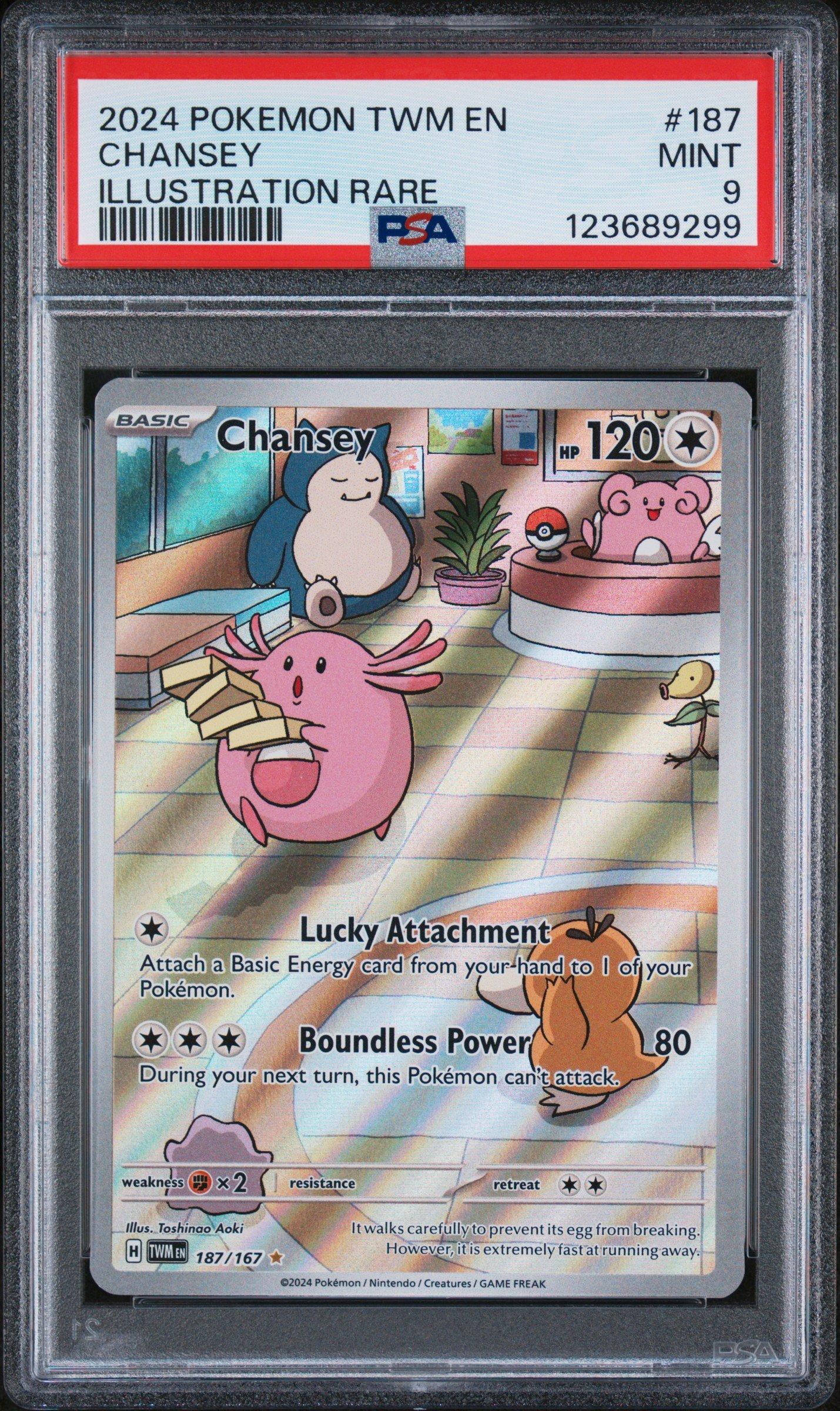 2024 Pokemon Twm En-twilight Masquerade 187 Chansey Illustration
