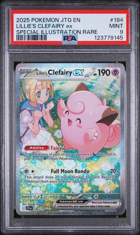 2025 Pokemon Jtg En-journey Together 184 Lillie's Clefairy Ex