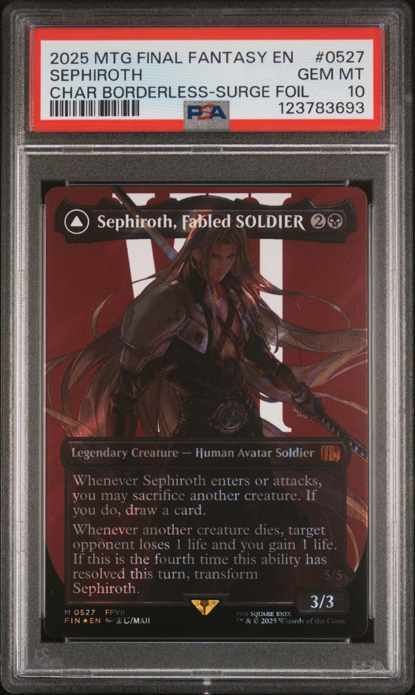 マジック：ザ・ギャザリング MTG Cloud & Sephiroth PSA 10 Sequential マジック：ザ・ギャザリング MTG Cloud & Sephiroth PSA 10 Sequential