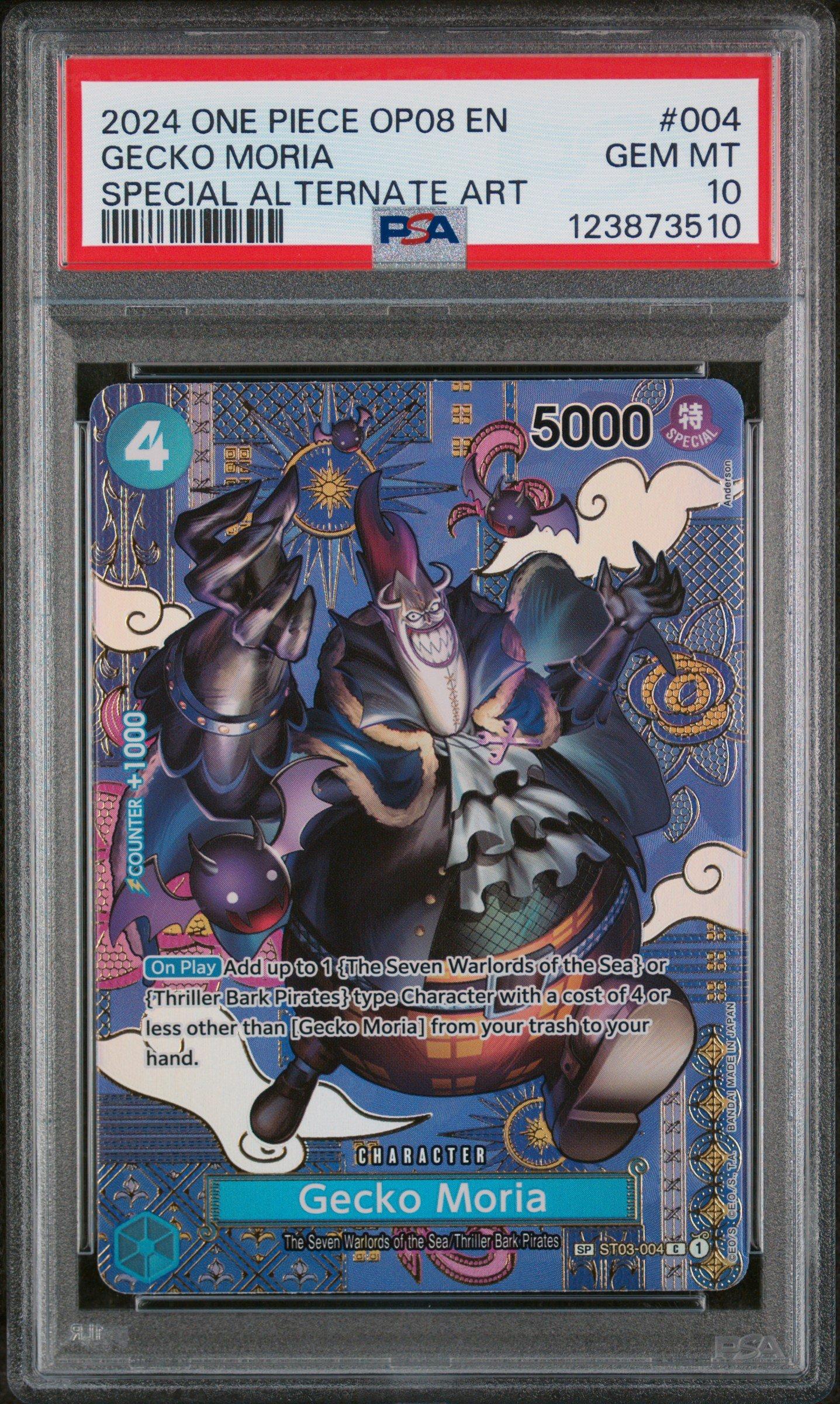 2024 One Piece Op08-two Legends 004 Gecko Moria Special Alternate