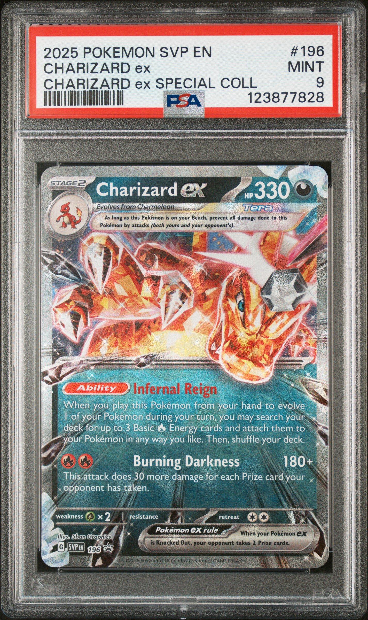 2025 Pokemon Svp En-sv Black Star Promo 196 Charizard Ex Charizard