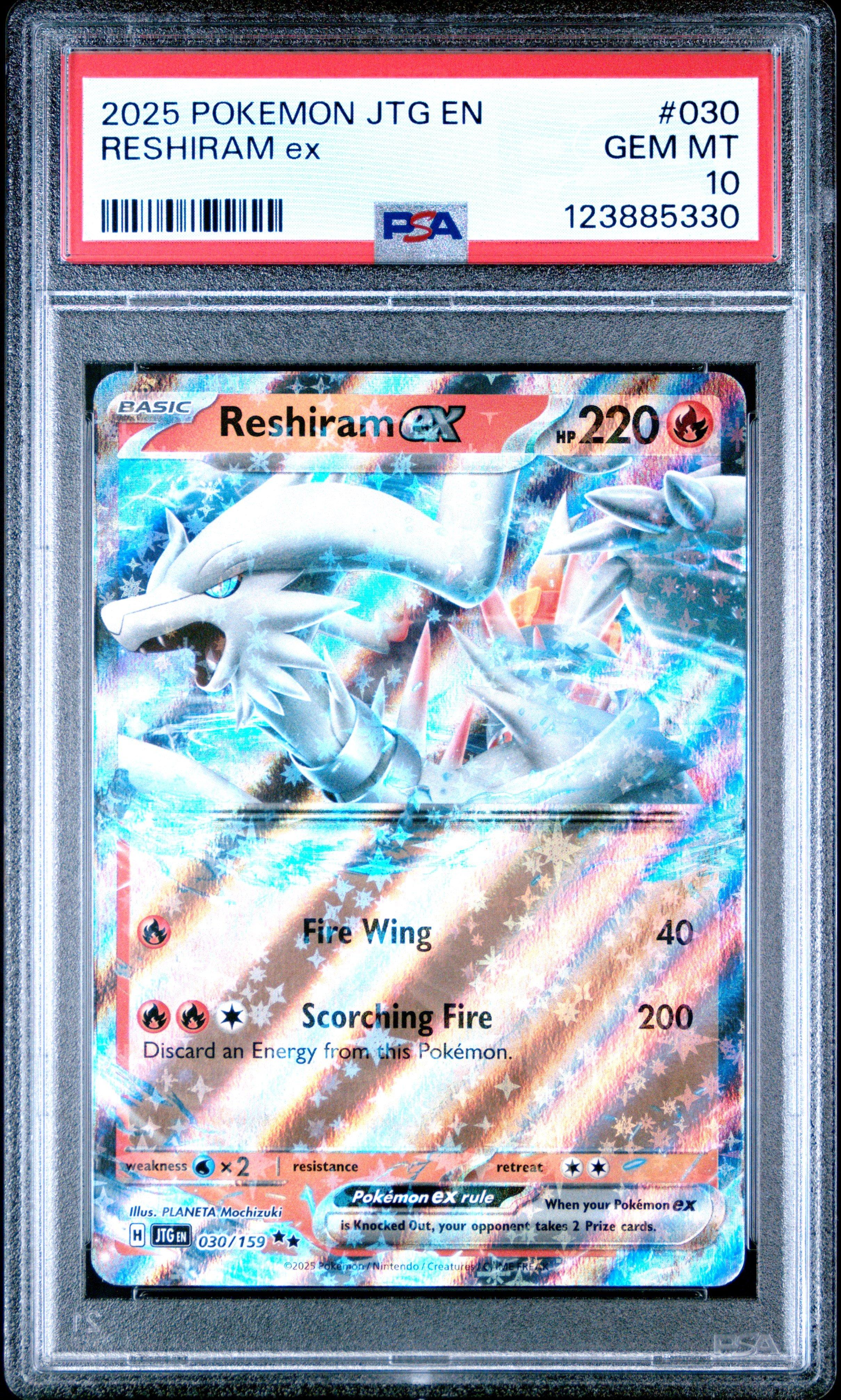 PSA10 Raging 旧枠　30th Anniversary 2025 Pokemon Meg En-mega Evolution 134 Ivysaur Illustration Rare
