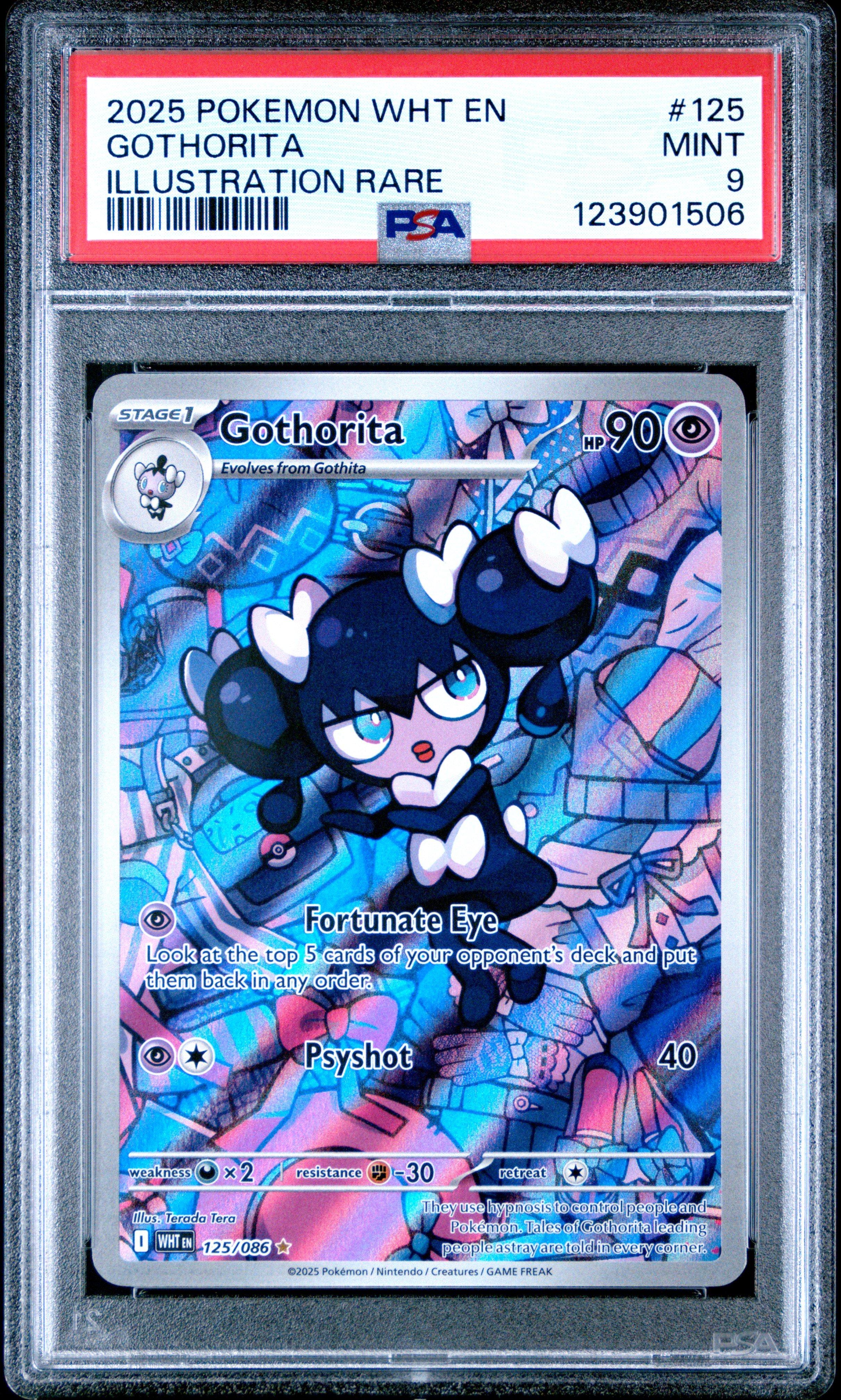 2025 Pokemon Wht En-white Flare 125 Gothorita Illustration Rare