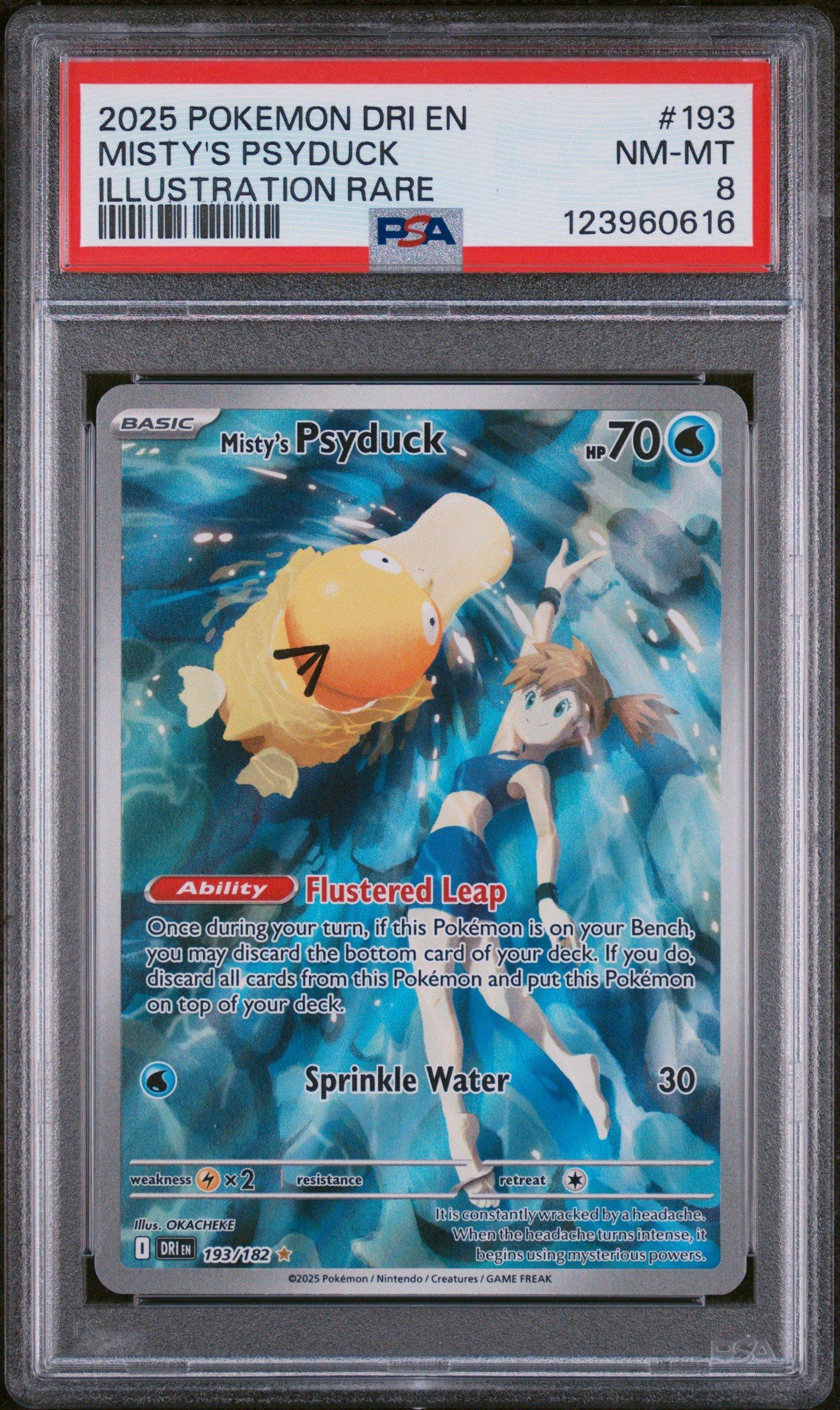 2025 Pokemon Dri En-destined Rivals 193 Misty's Psyduck