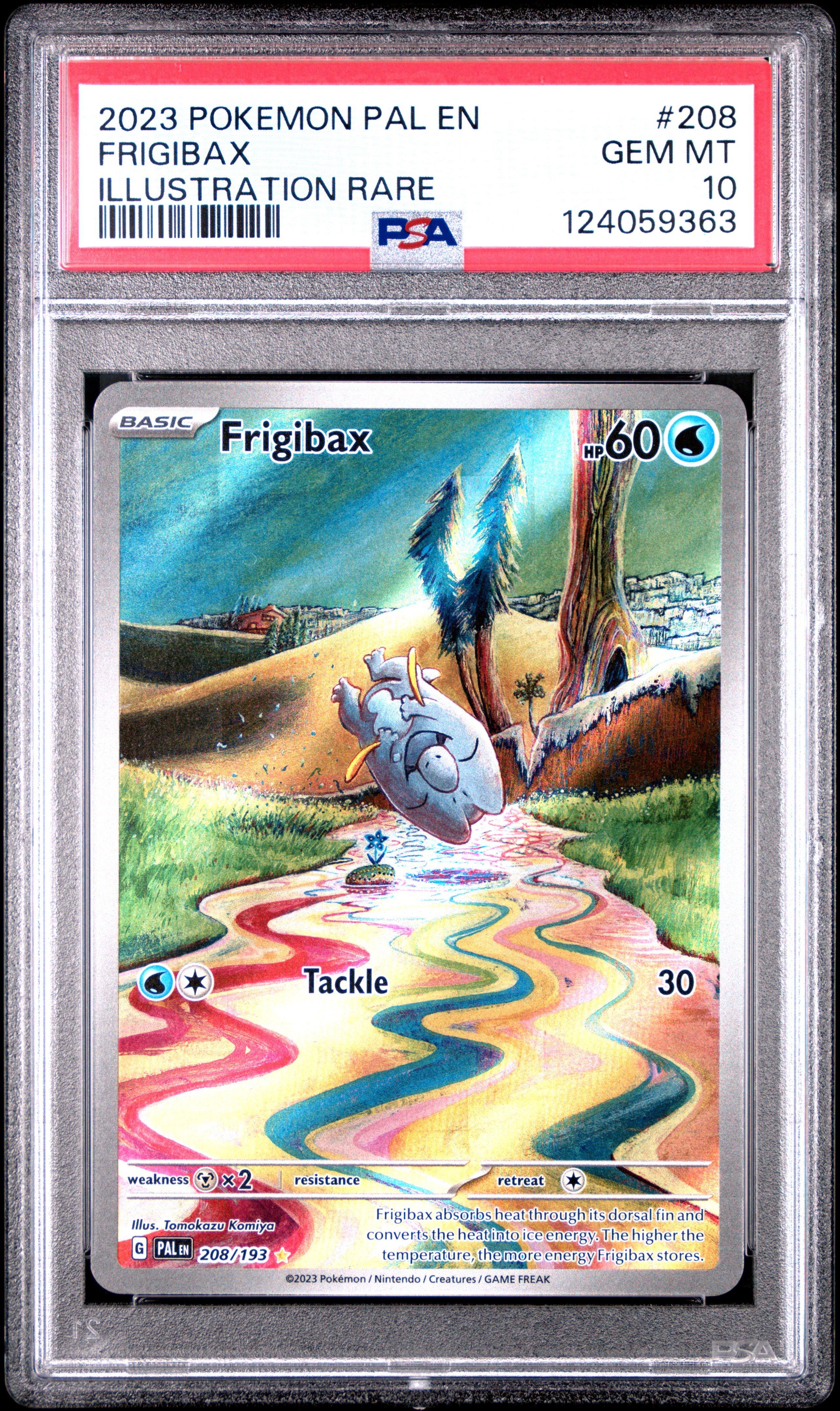 frigibax pokemon card JAPANESE 2023 075/071 SNOW HAZARD sv2P Mx2 / None / 1 SV02 Frigibax 128/091 Holo Paldean Fates