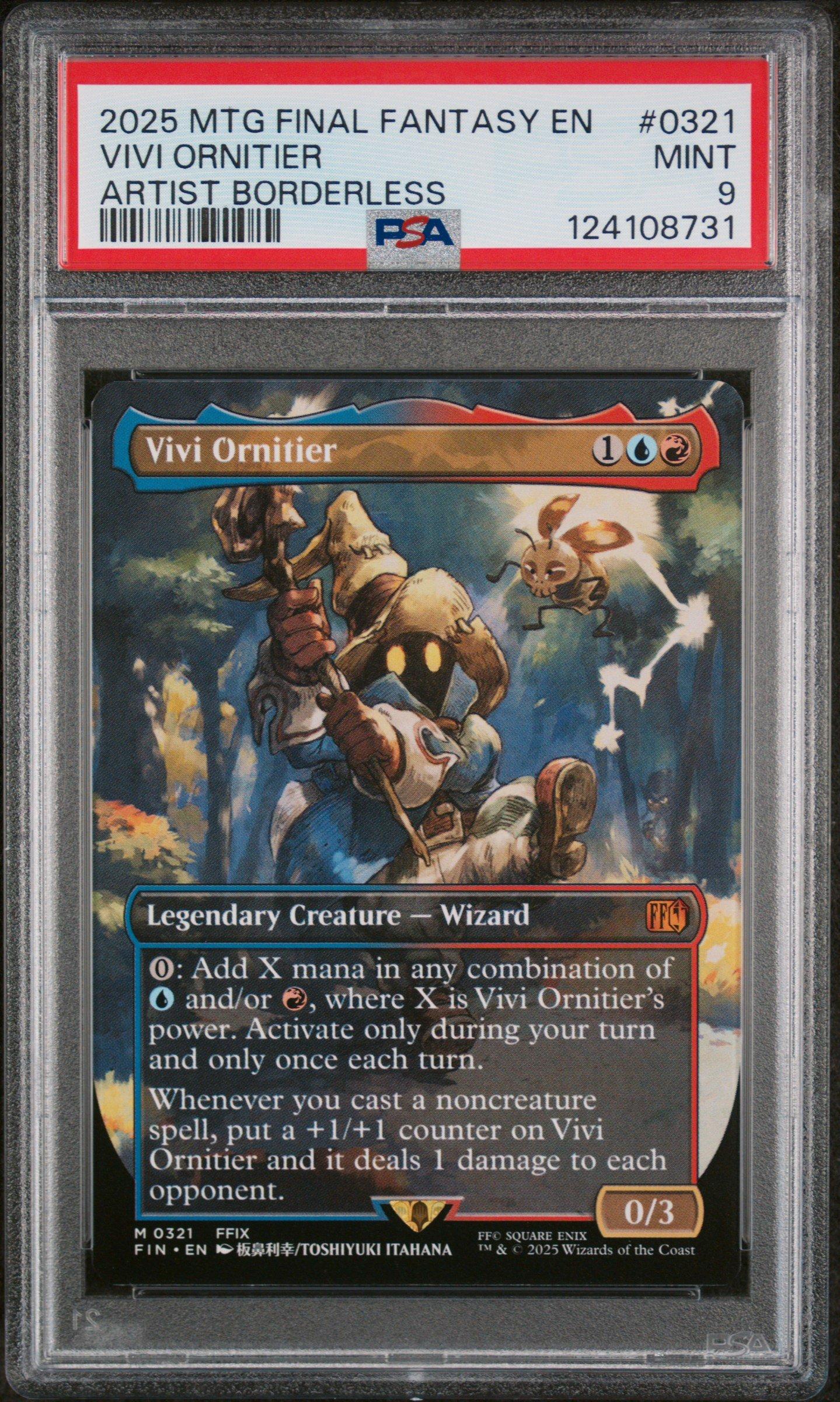 2025 Magic The Gathering Final Fantasy 0321 Vivi Ornitier Artist