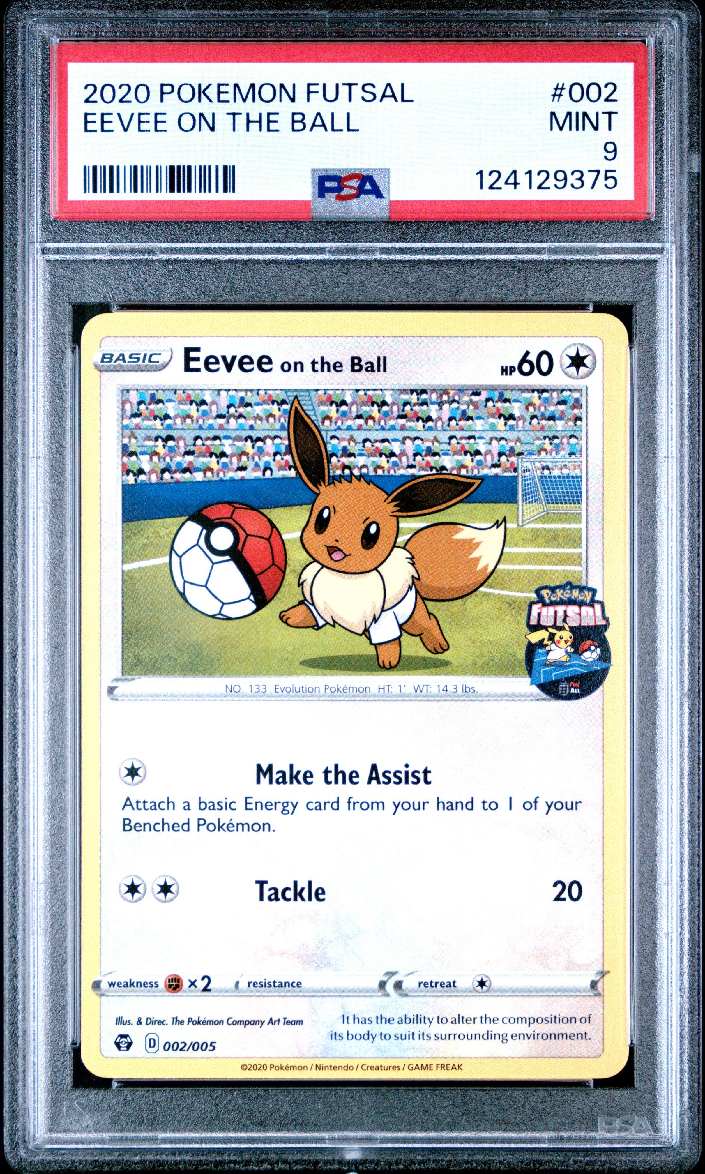 pokmon futsal cards Pokemon Futsal: Promo Shield Futsal Promo series Eevee on the Ball: Unique