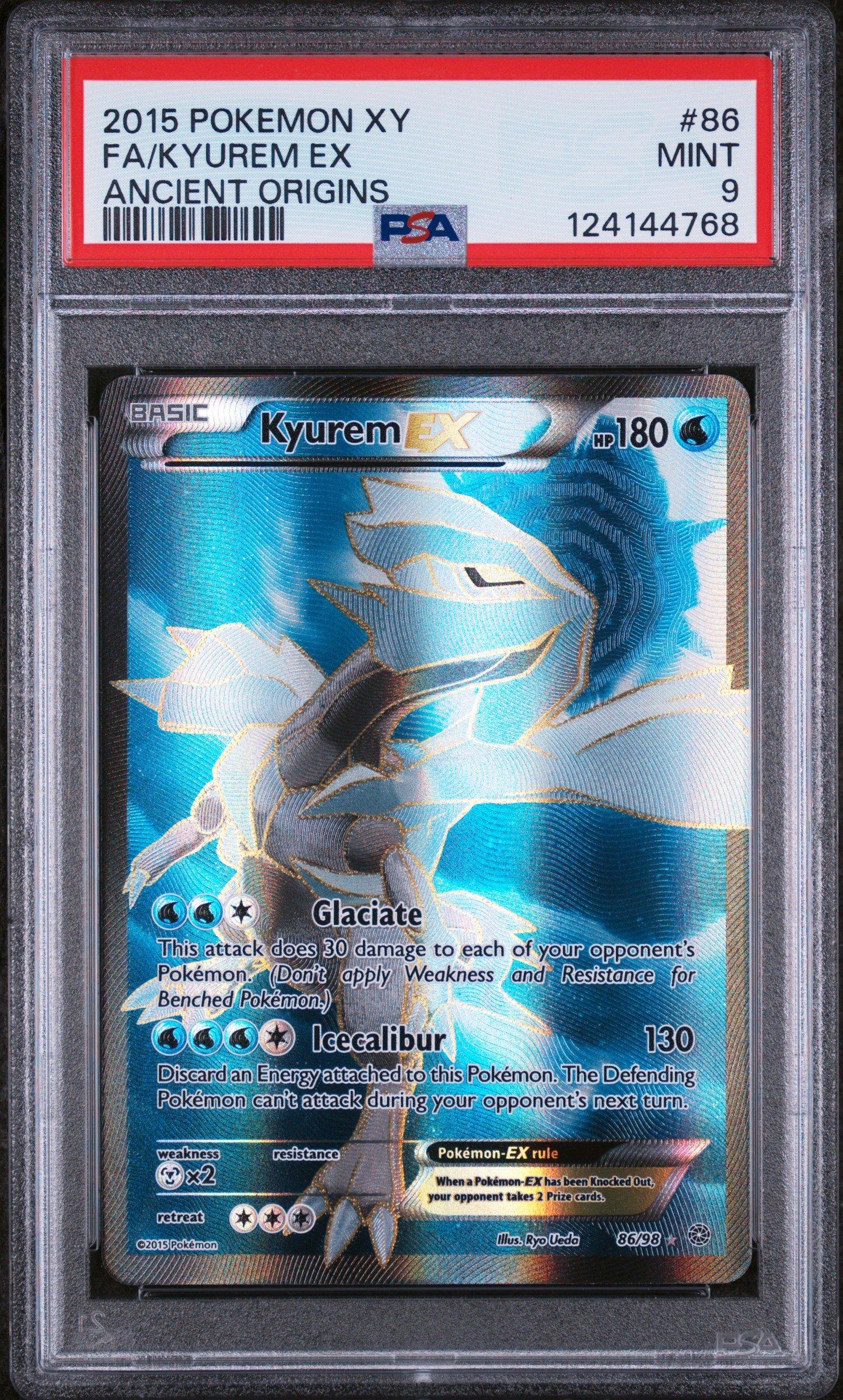 2015 Pokemon Xy Ancient Origins 86 Full Art/kyurem Ex PSA