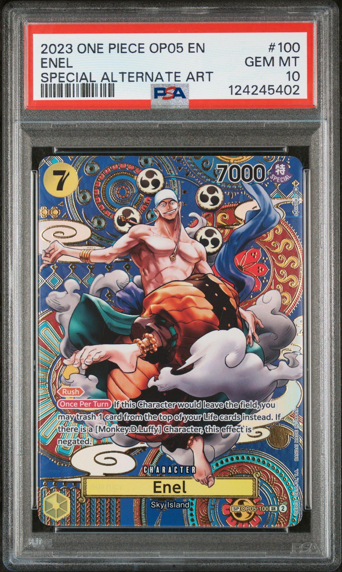 2023 One Piece Op05-awakening Of The New Era 100 Enel Special