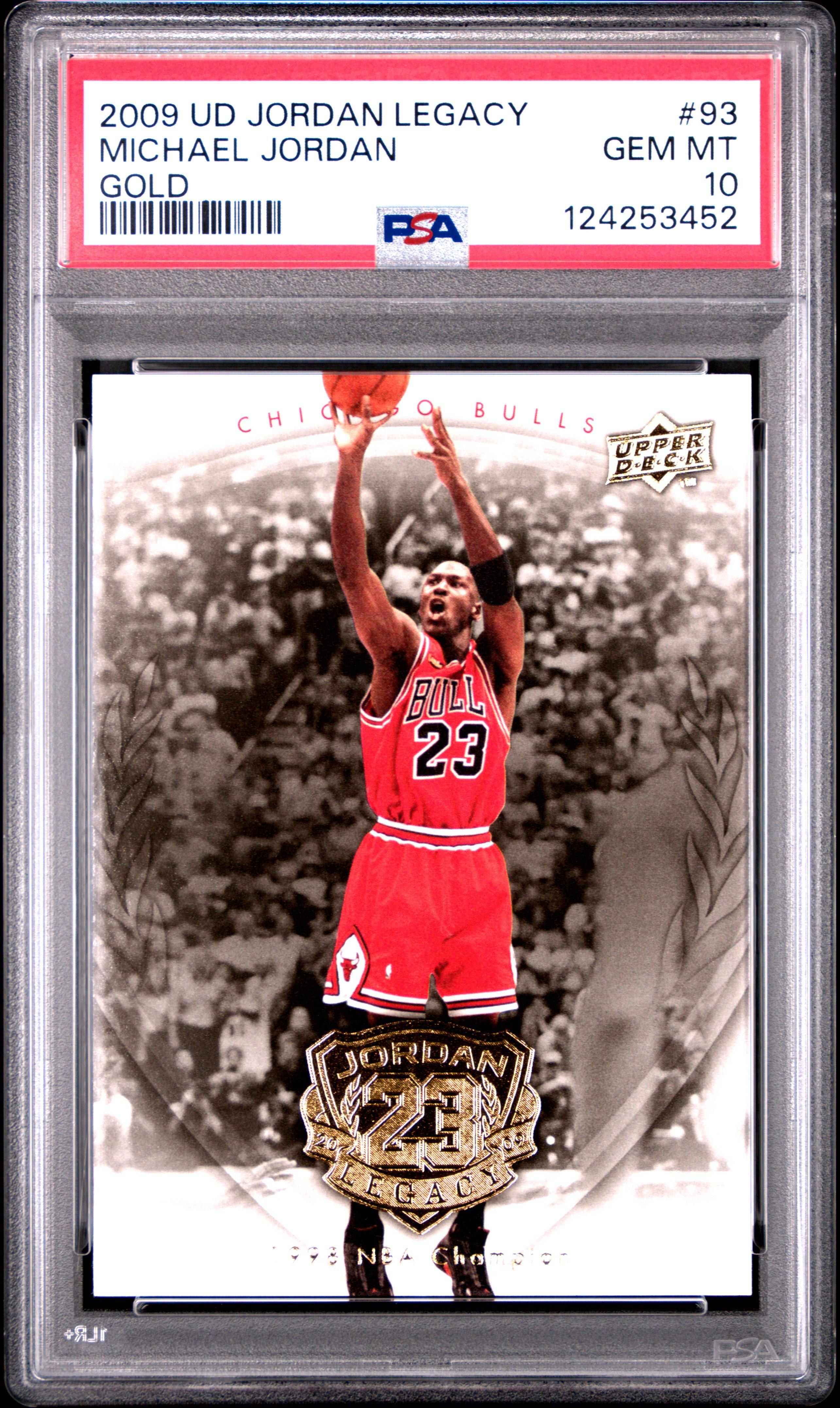 2009 Upper Deck Jordan Legacy Gold 93 Michael Jordan PSA 10