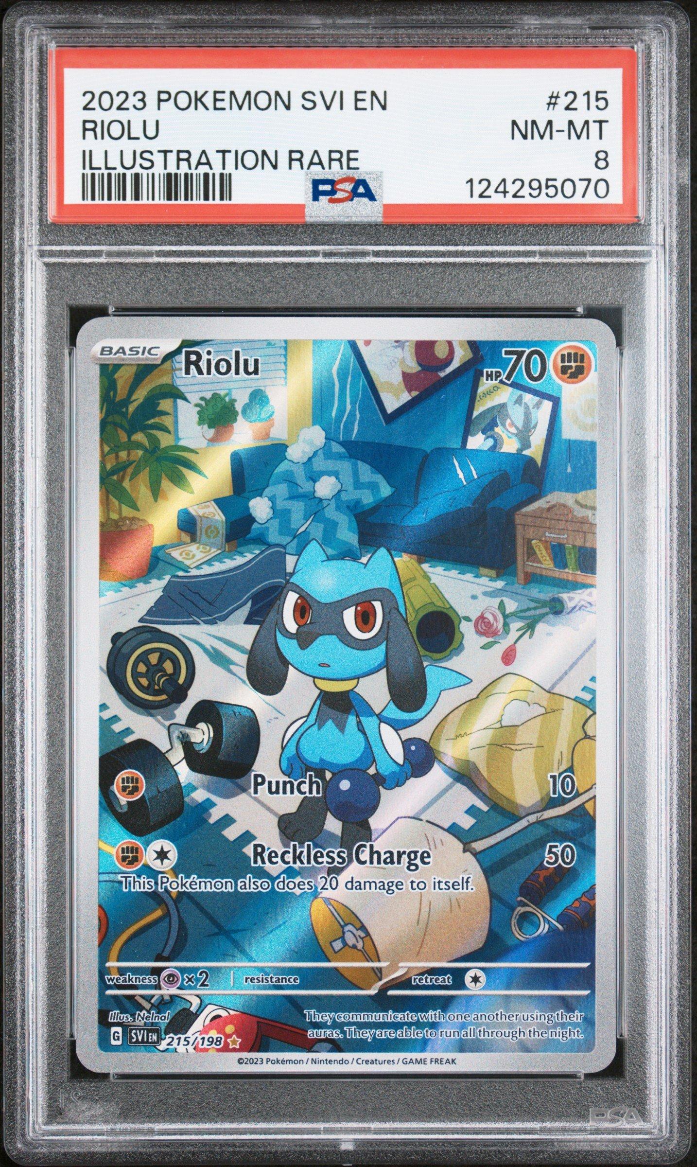 リオル2023 ポケモン SV3 JP ハラバリー ART RARE 2023 Pokemon Svi En-scarlet & Violet 215 Riolu Illustration Rare