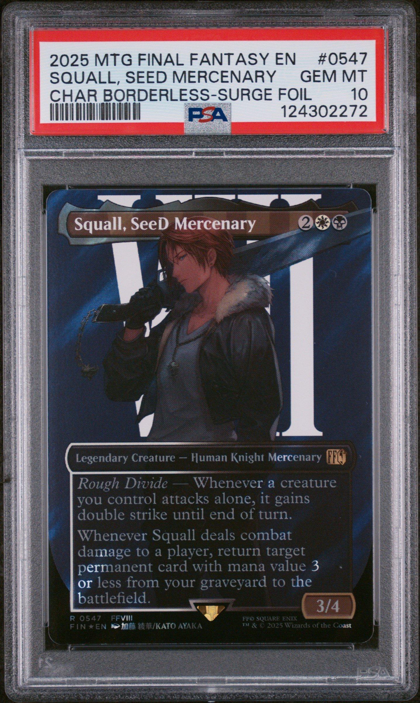 2025 Magic The Gathering Final Fantasy 0547 Squall, Seed Mercenary