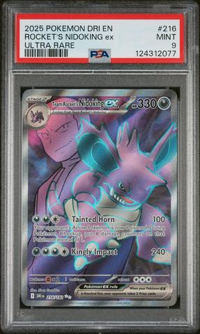 2025 Pokemon Dri En-destined Rivals 216 Team Rocket's Nidoking Ex