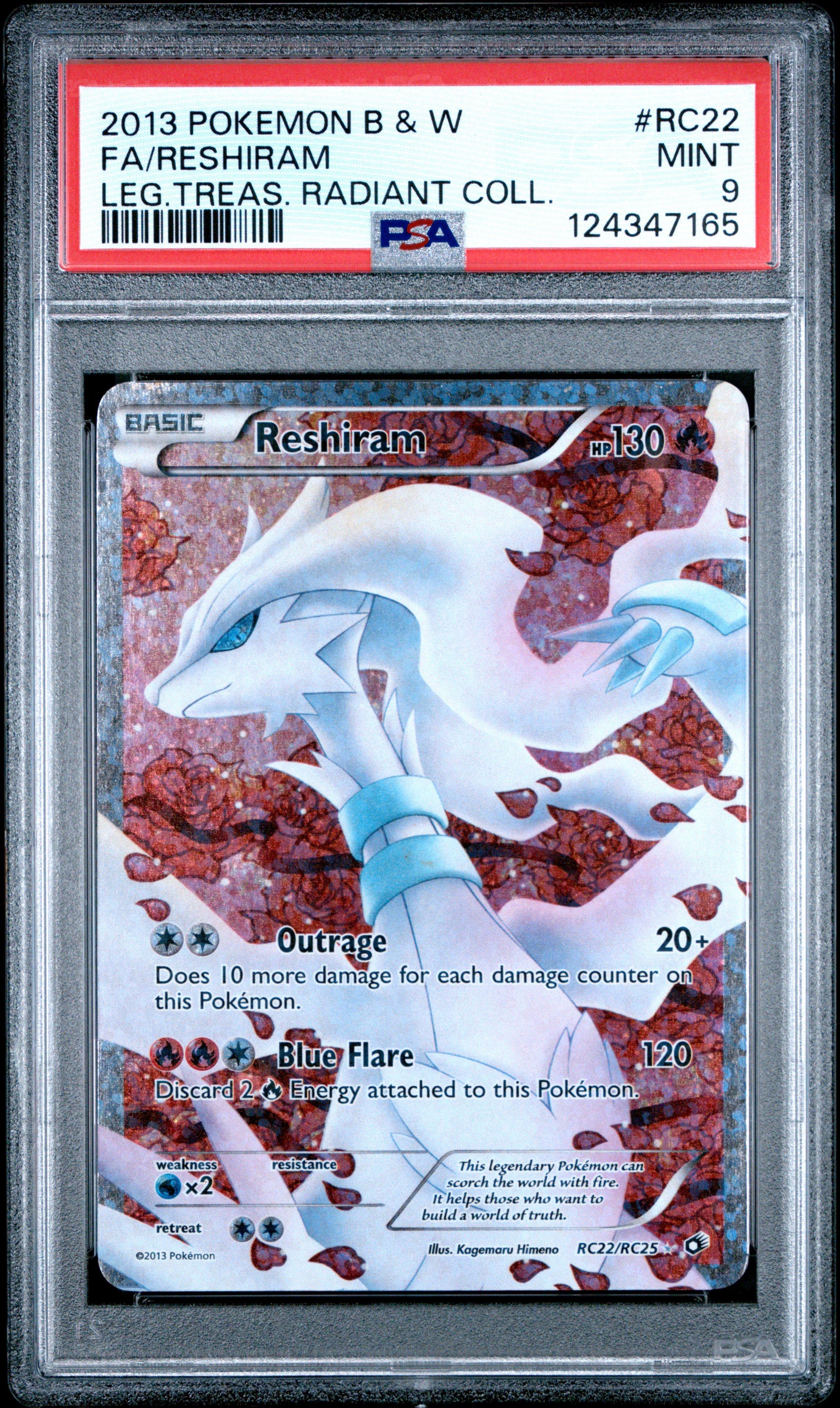 2013 Pokemon Black & White Legendary Treasures Radiant Collection