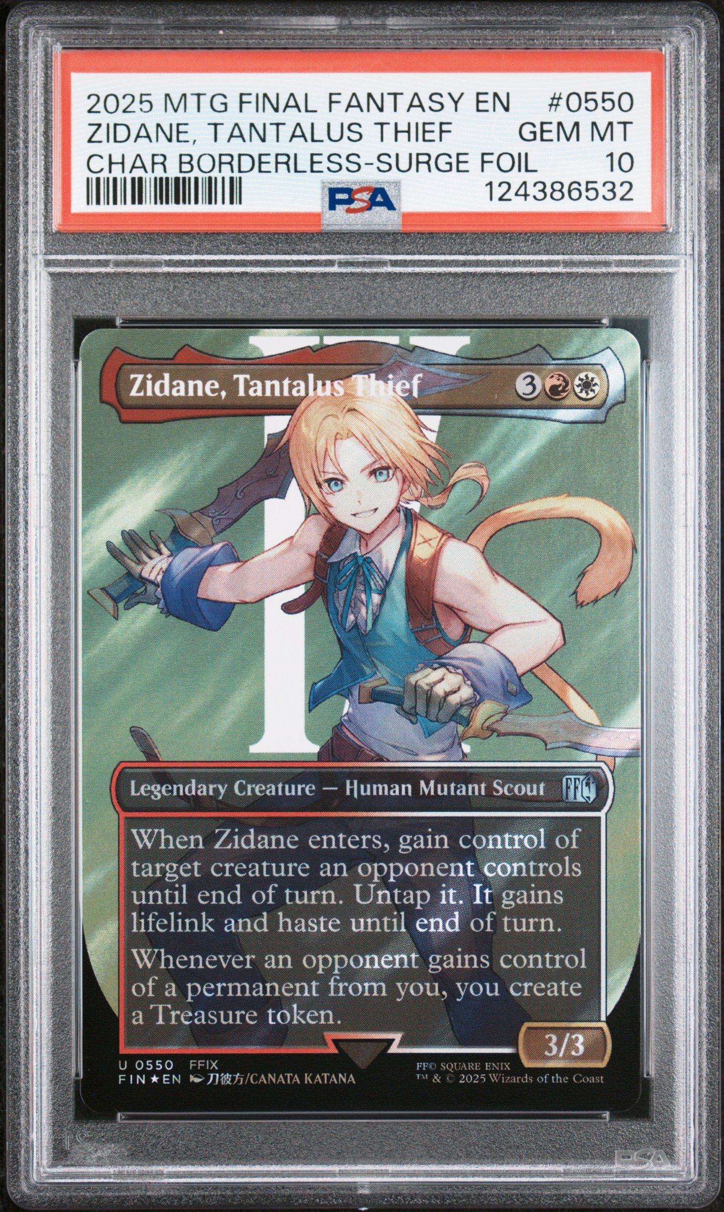 2025 Magic The Gathering Final Fantasy 0550 Zidane, Tantalus Thief
