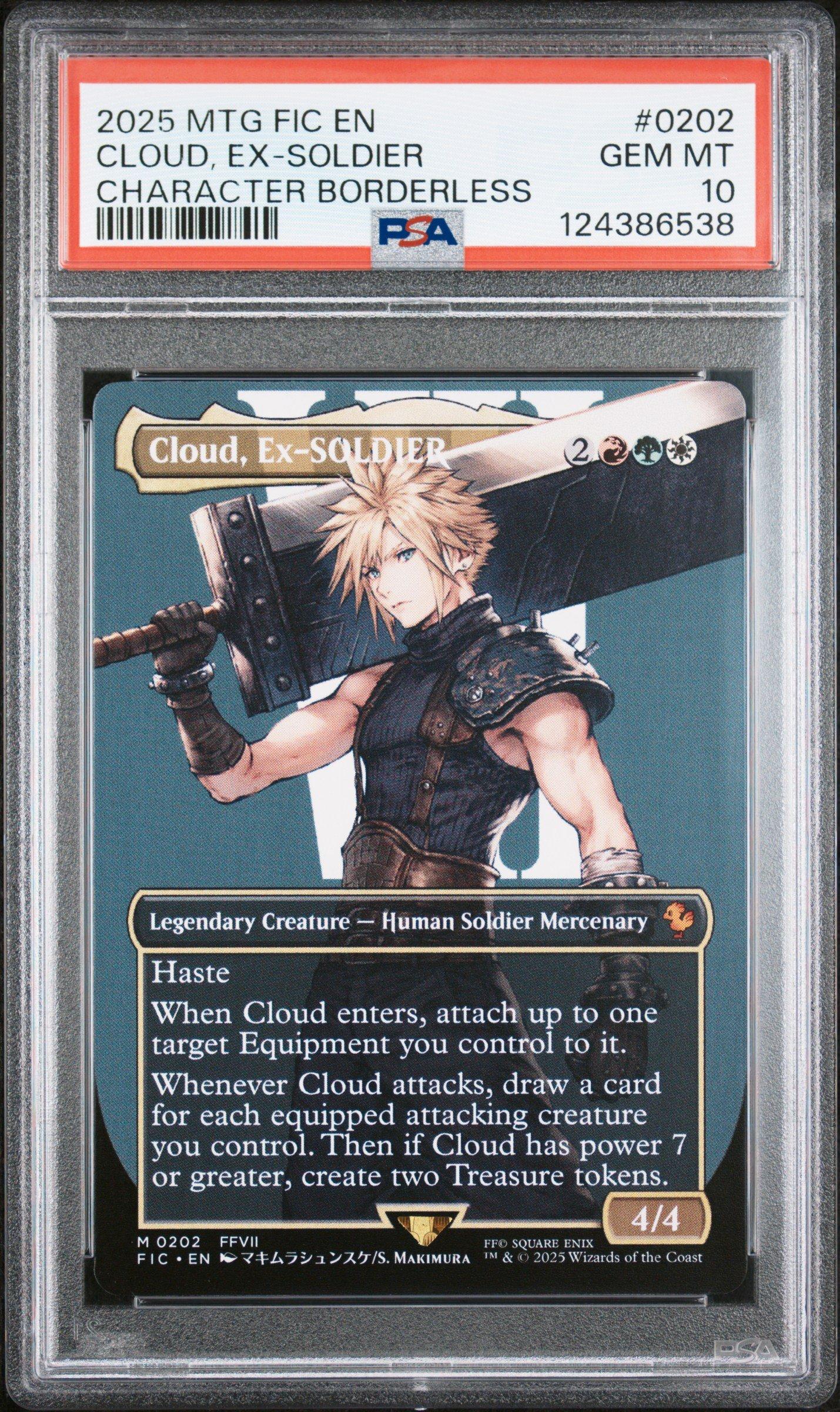 2025 Magic The Gathering Final Fantasy Commander 0202 Cloud, Ex
