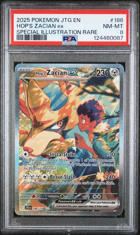 2025 Pokemon Jtg En-journey Together 186 Hop's Zacian Ex Special