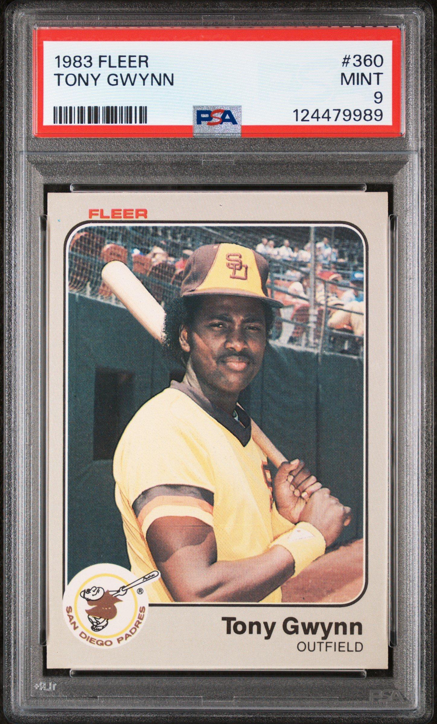 1983 Fleer 360 Tony Gwynn PSA