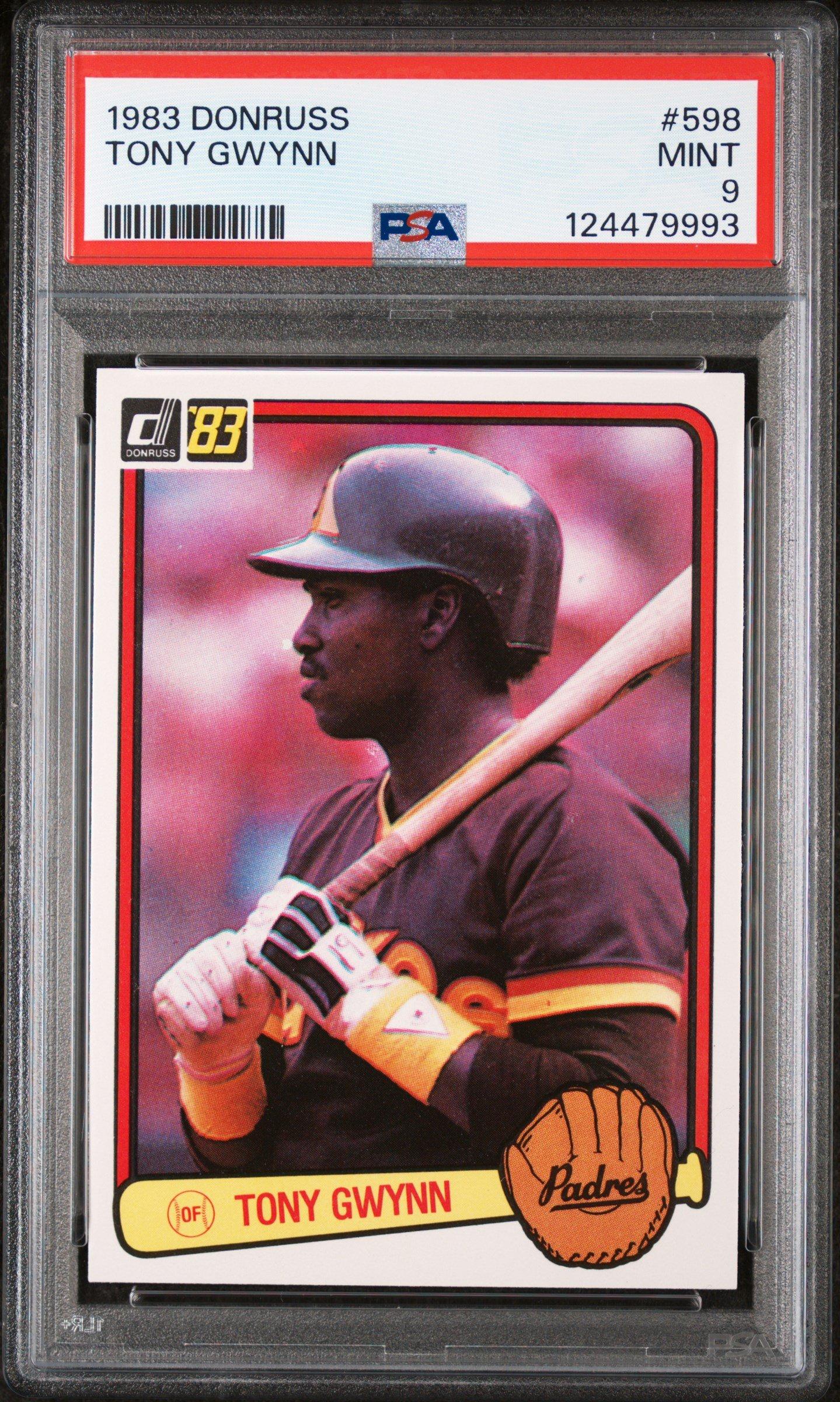 1983 Donruss 598 Tony Gwynn PSA