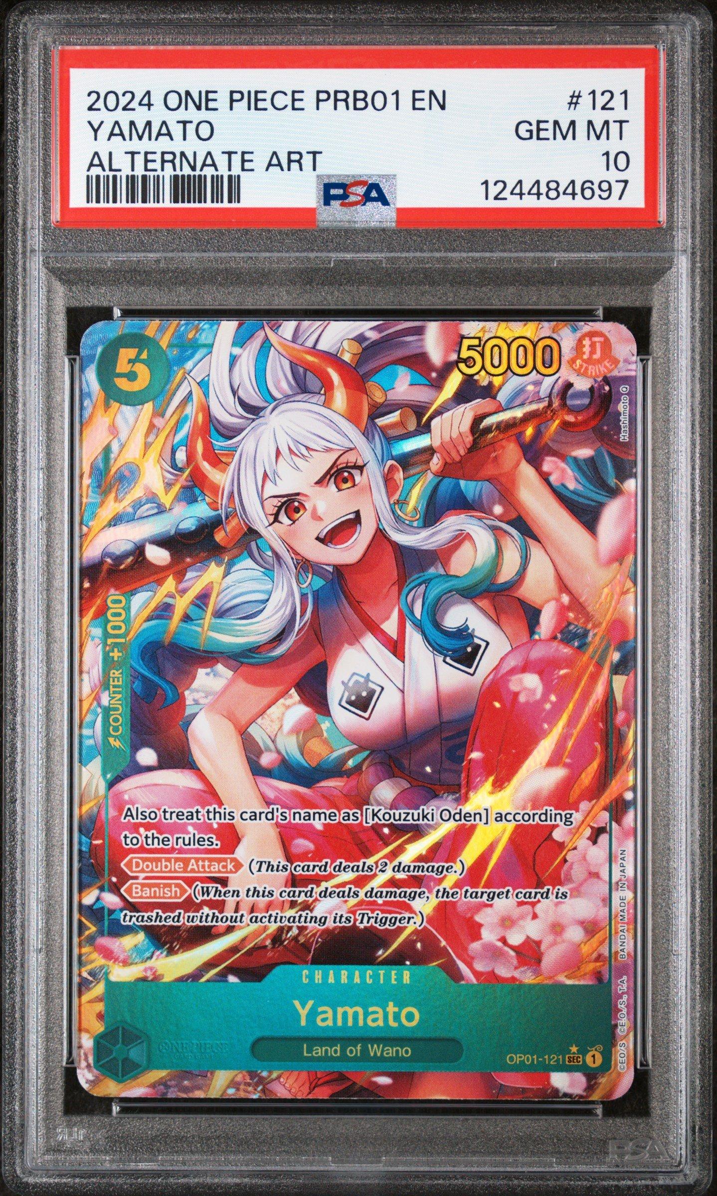 【PSA10】 ヤマト 2024 ワンピース ドン!!カード PRB01 2024 One Piece Prb01-premium Booster -one Piece Card The Best- 121
